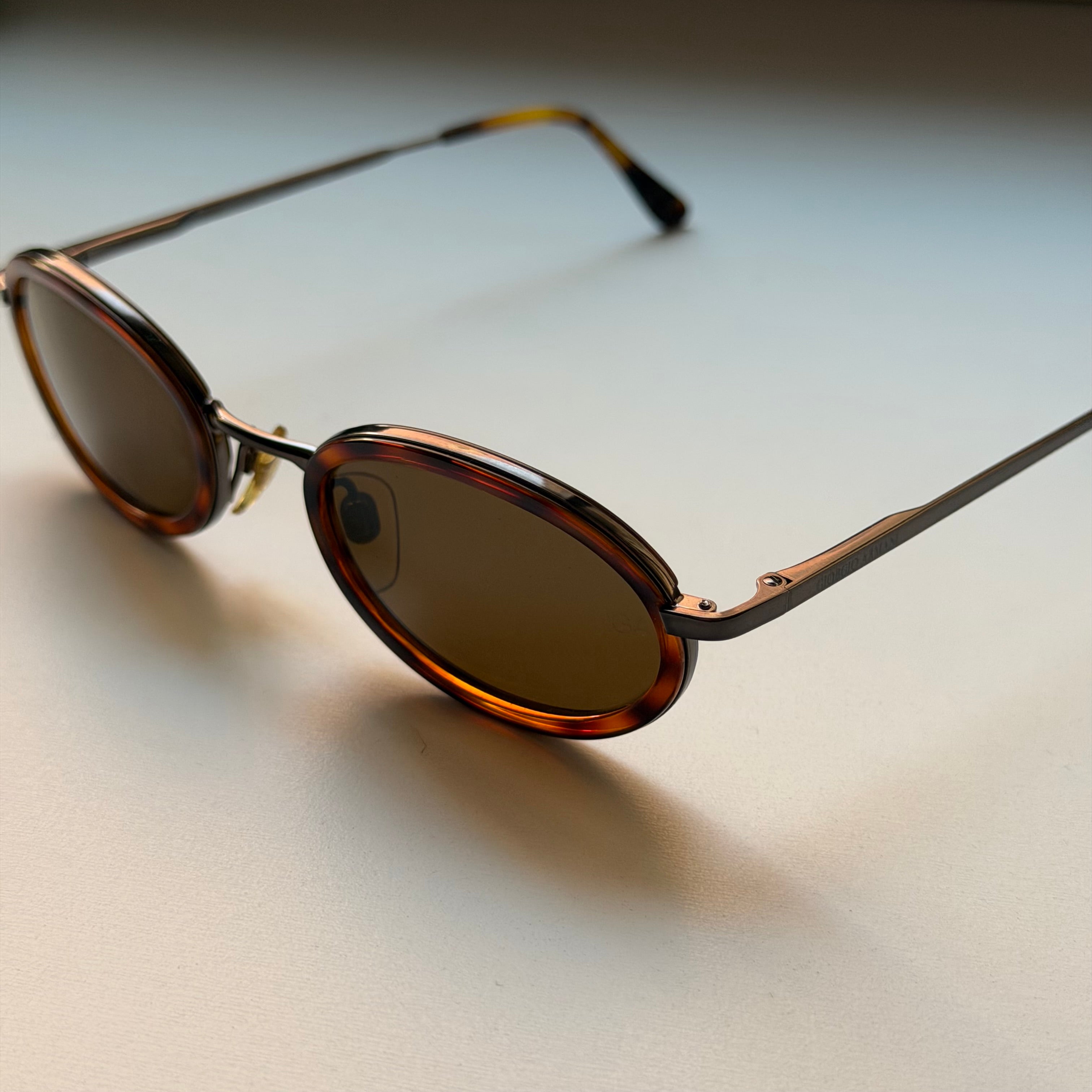 Giorgio Armani 90s Tortoise Sunglasses