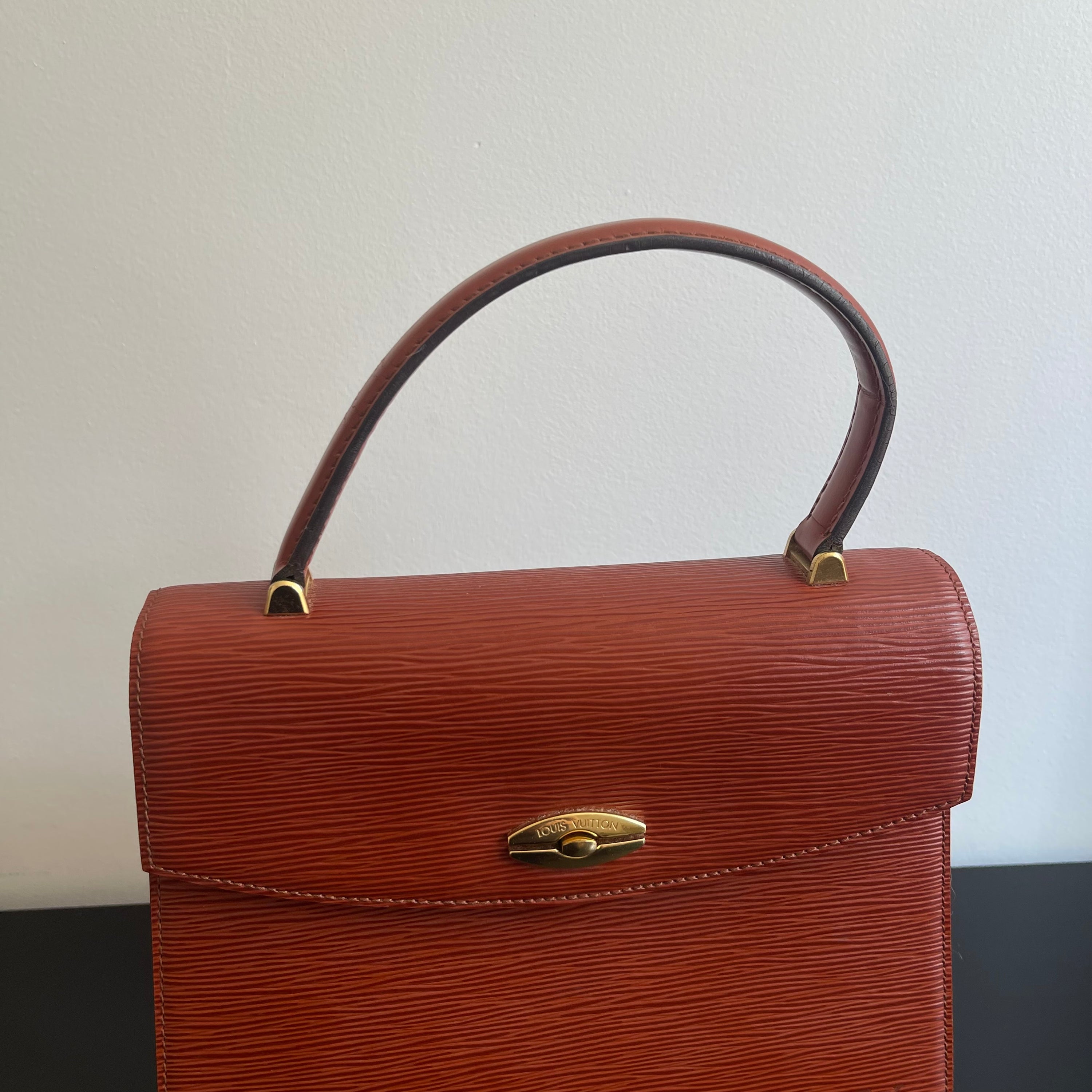 Louis Vuitton Malesherbes Epi Leather HandBag