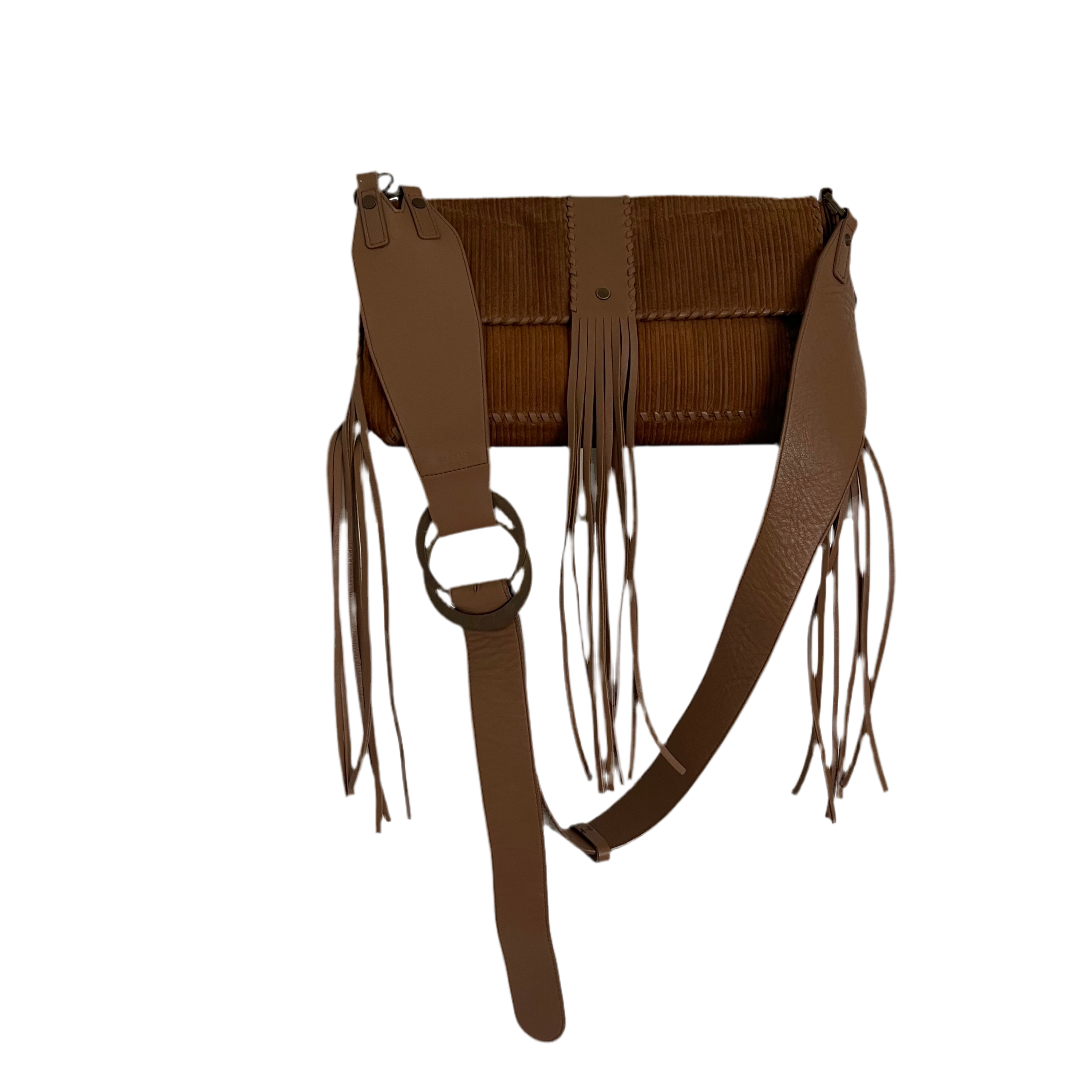 Givenchy Fringe Suede Crossbody Bag