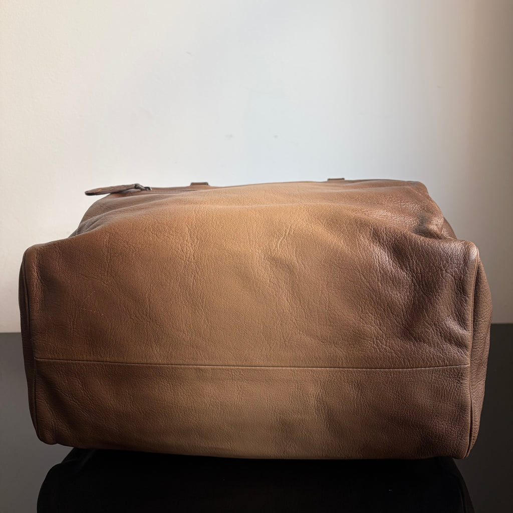 Bottega Veneta Brown Ombre Leather Brera Bowler Bag