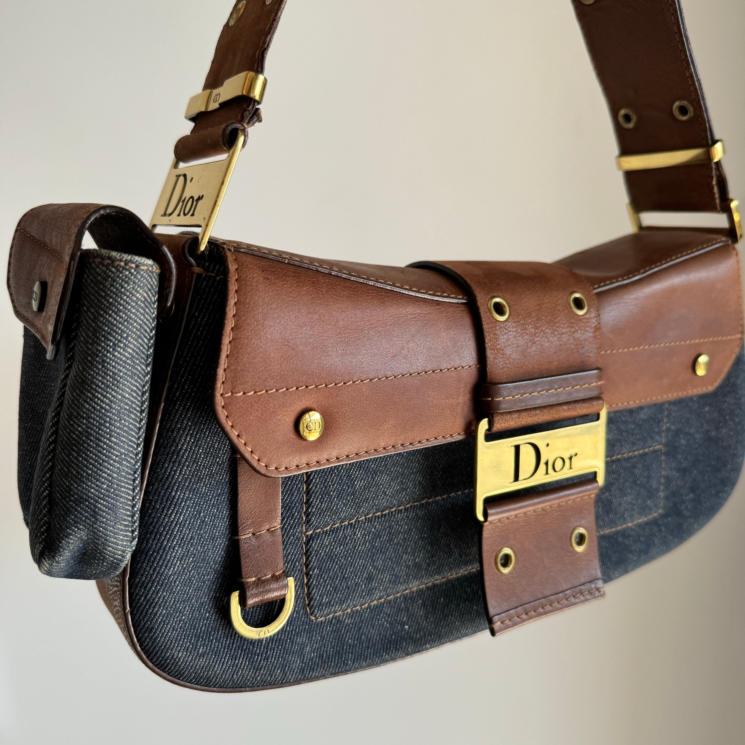 Dior Columbus Denim Bag