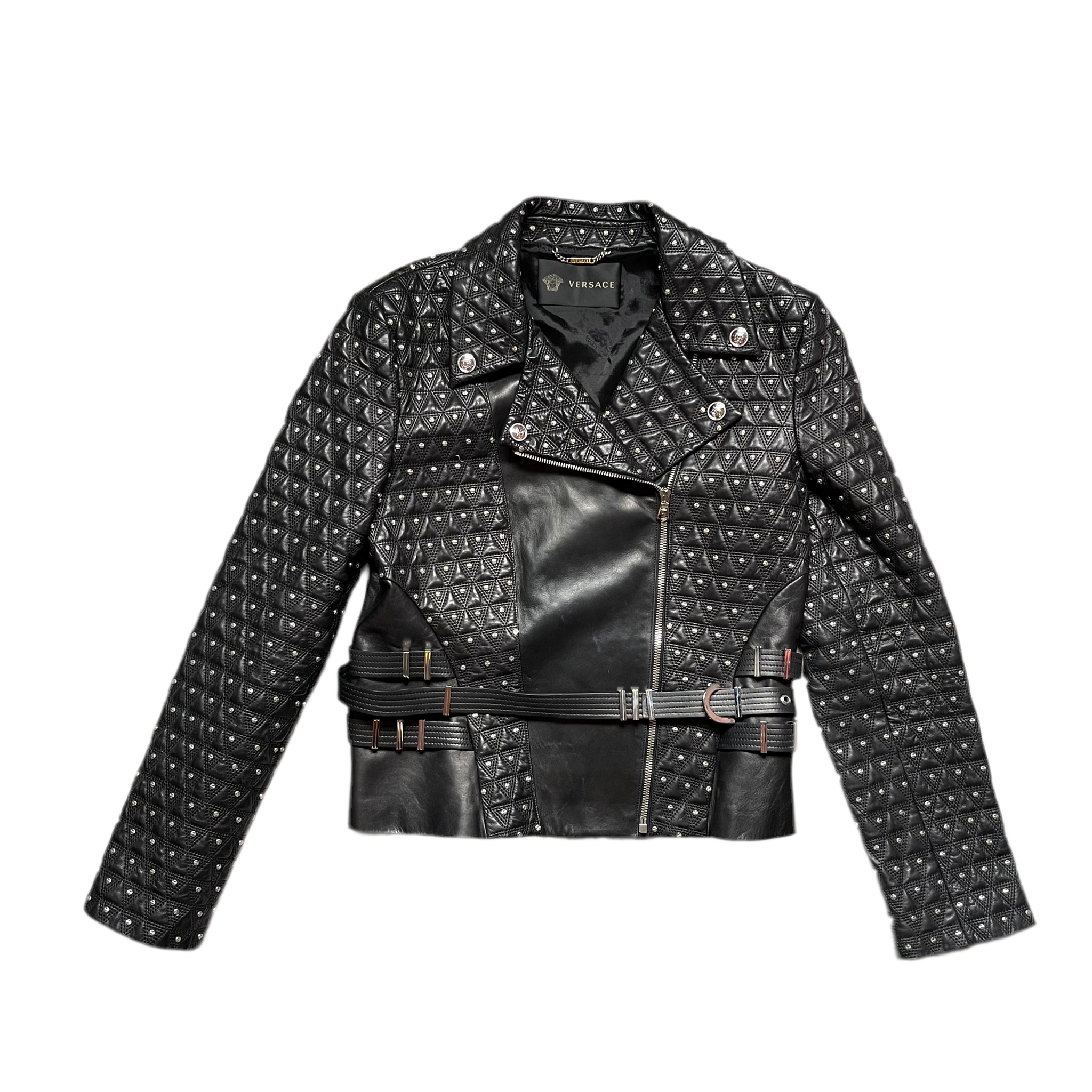 Versace Medusa Leather Jacket