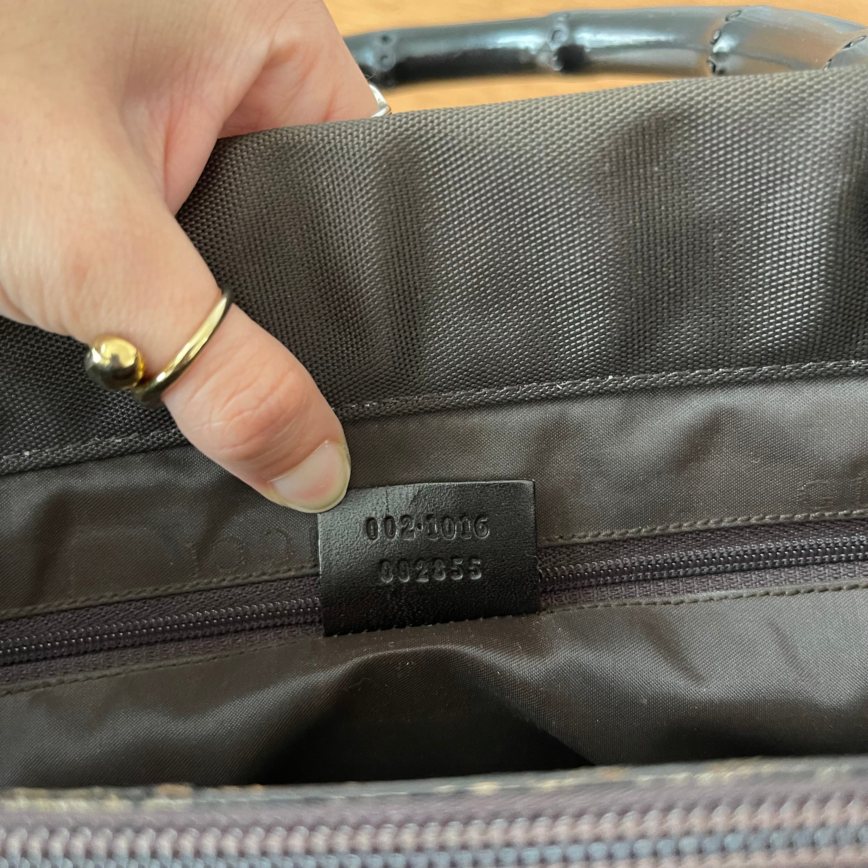 Gucci by Tom Ford Bamboo Top Handle Bag