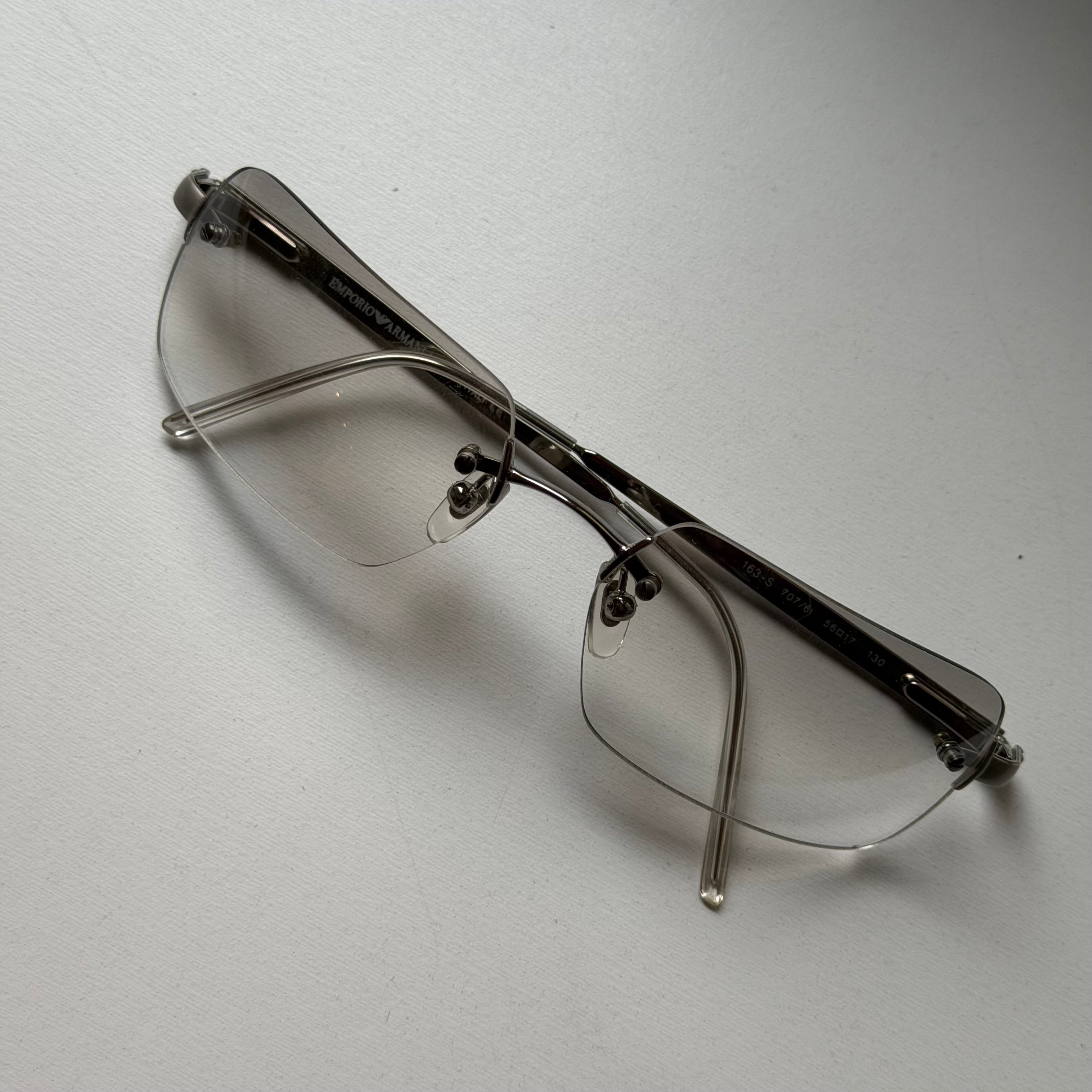 Vintage Armani Clear Sunglasses