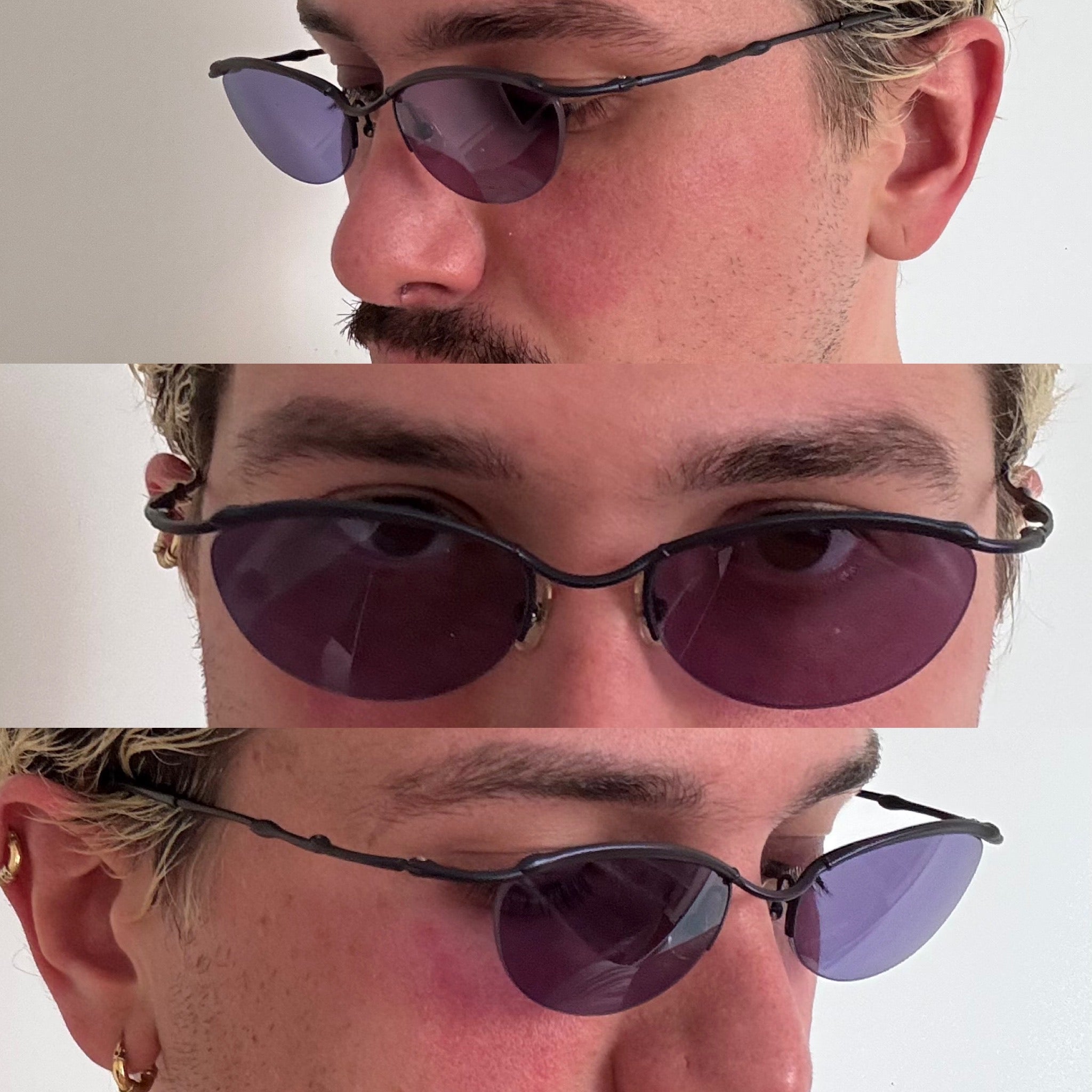 Jean Paul Gaultier 56-009 Titanium Blue Sunglasses