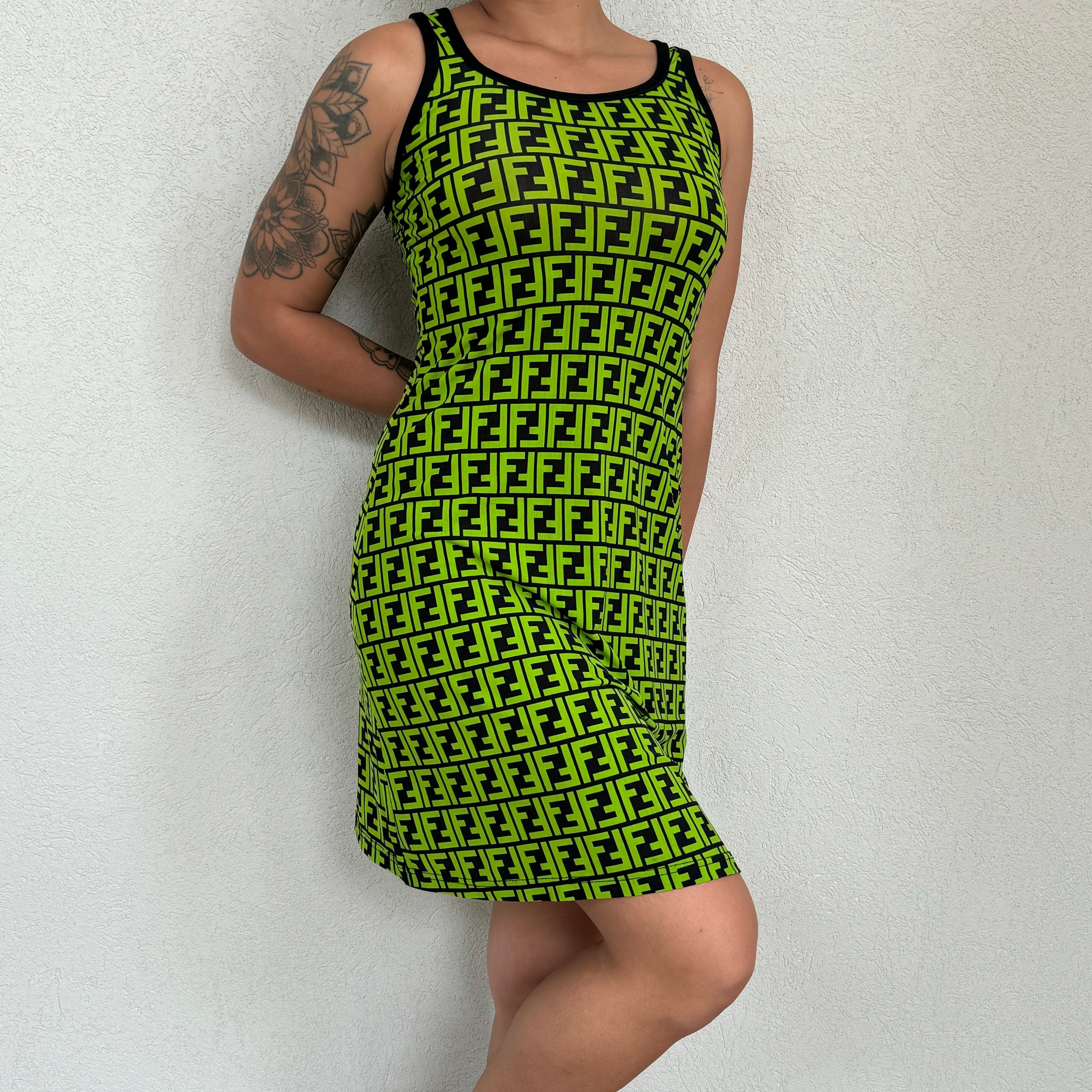 Fendi 90s Monogram Dress
