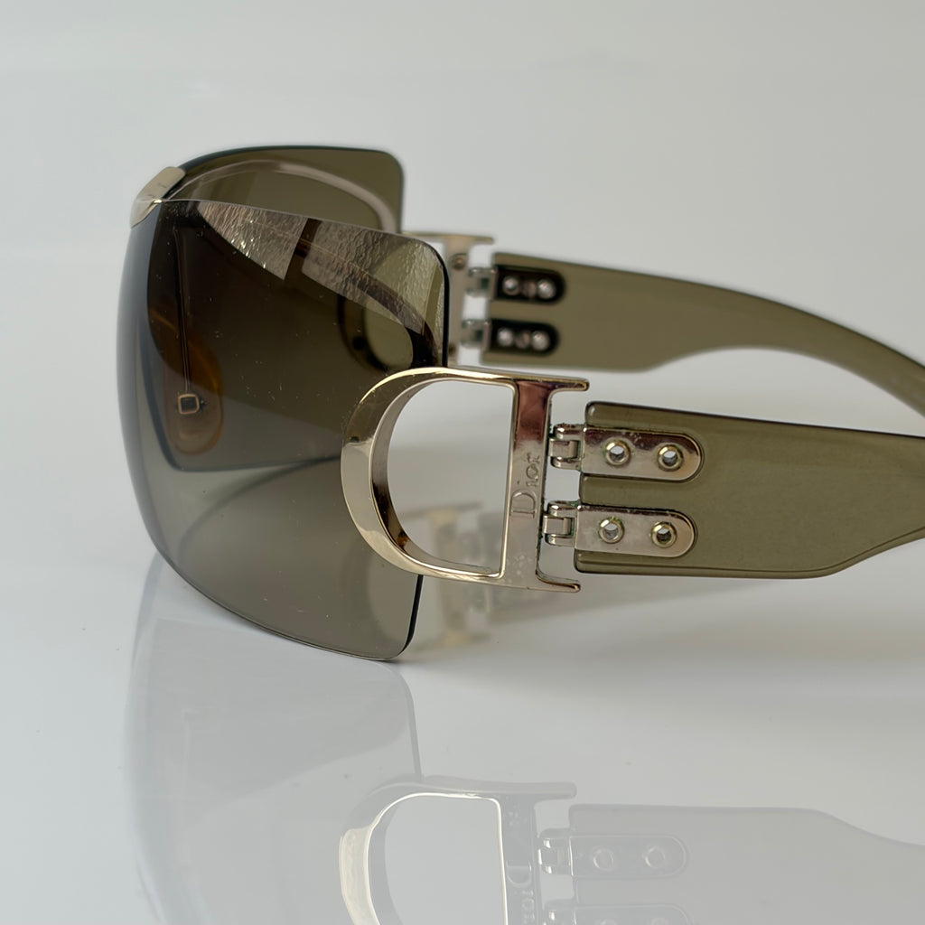 Christian Dior Green Flight Sunglasses