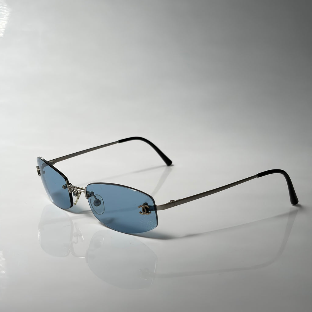 Chanel 4002 Blue Transparent Sunglasses