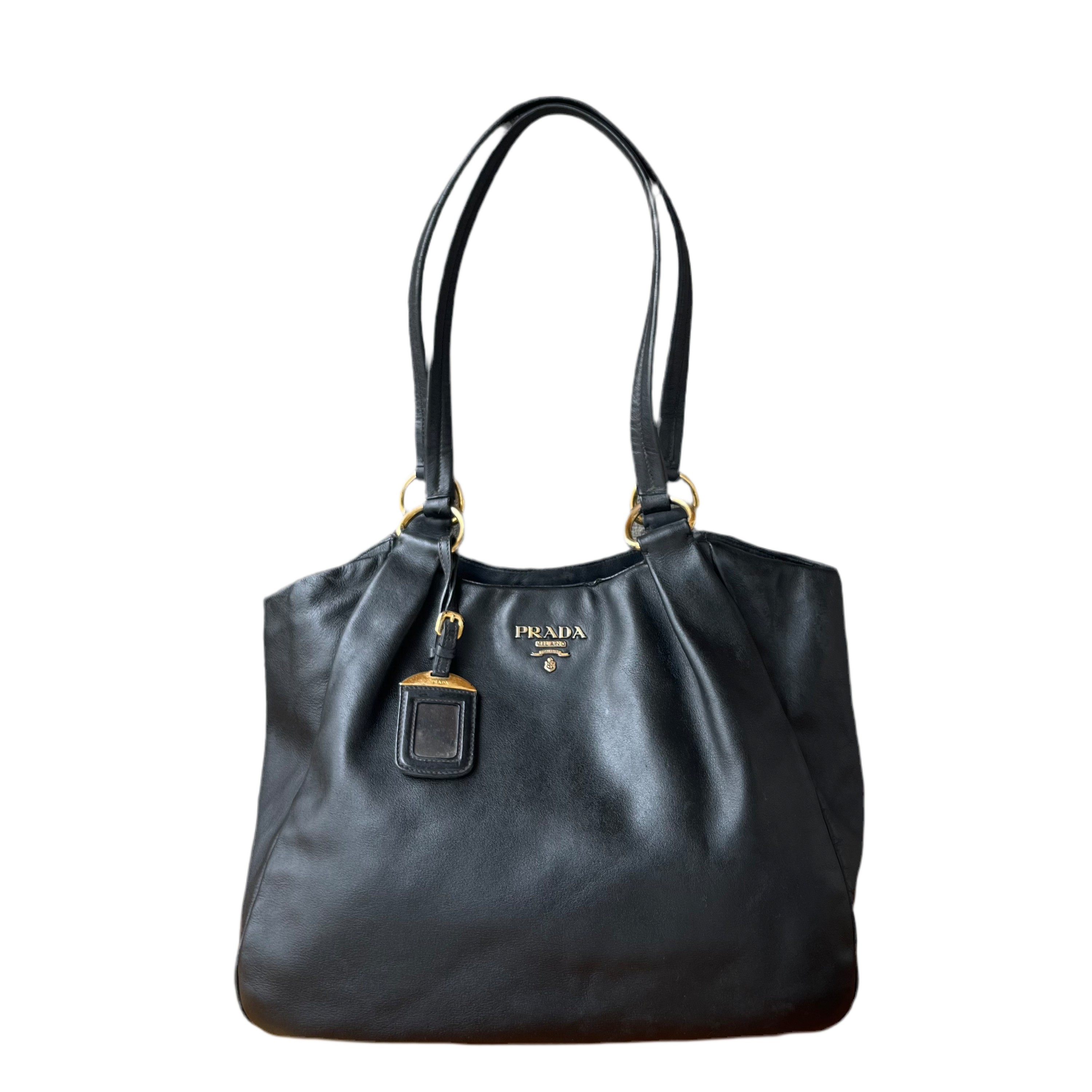 Prada Leather Shopper Bag