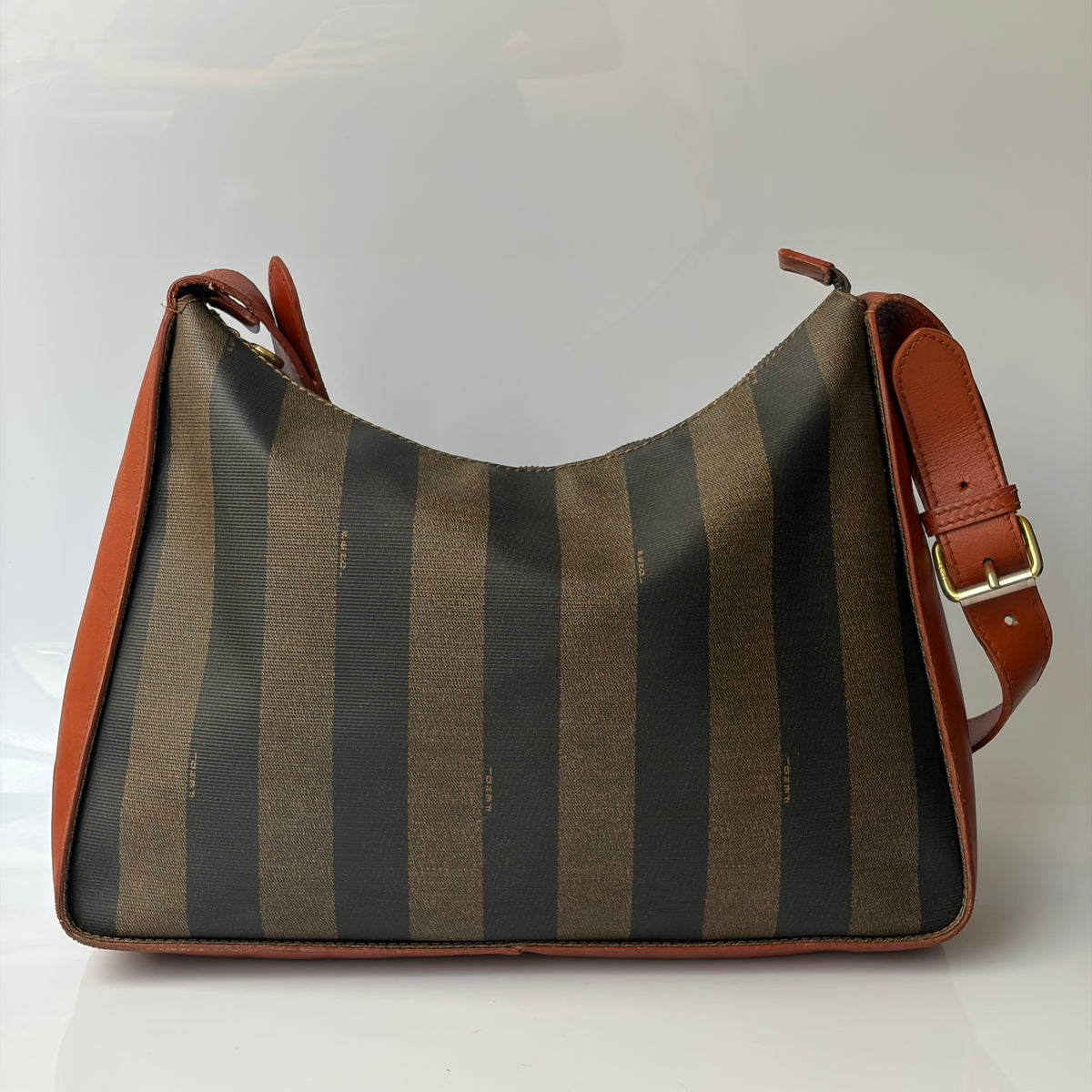 Fendi Pequin Shoulder Bag