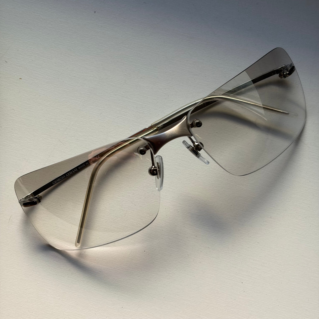 Giorgio Armani 2000s Clear Sunglasses