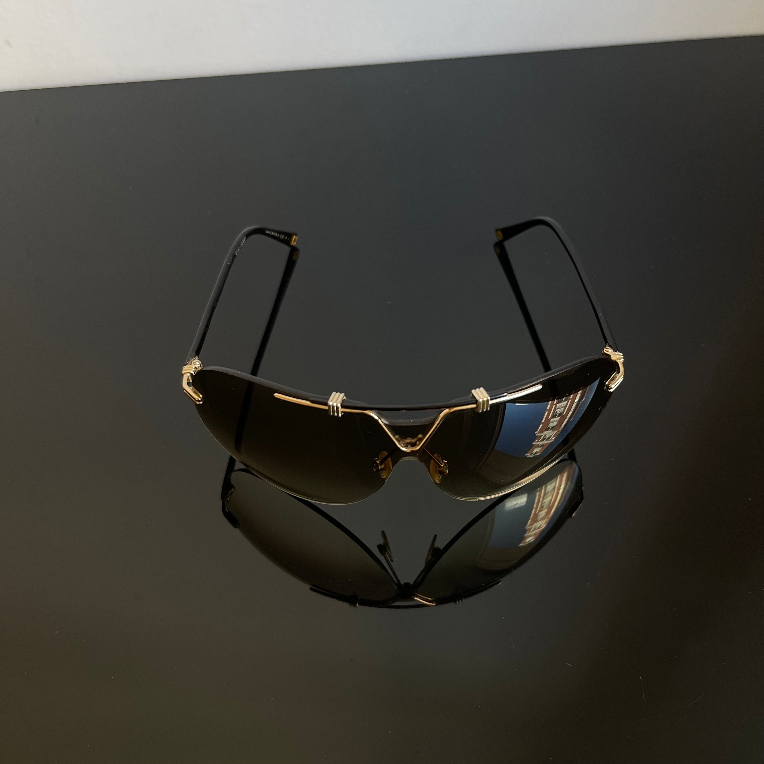 Christian Dior 90s Aviador Mask Sunglasses