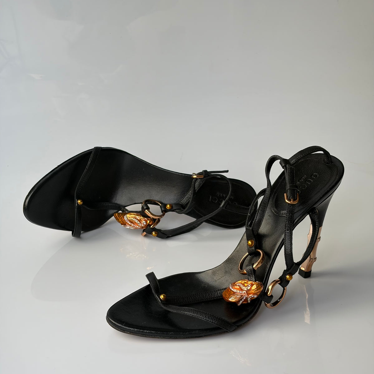 Gucci by Tom Ford S/S 2004 Snake Head Heels