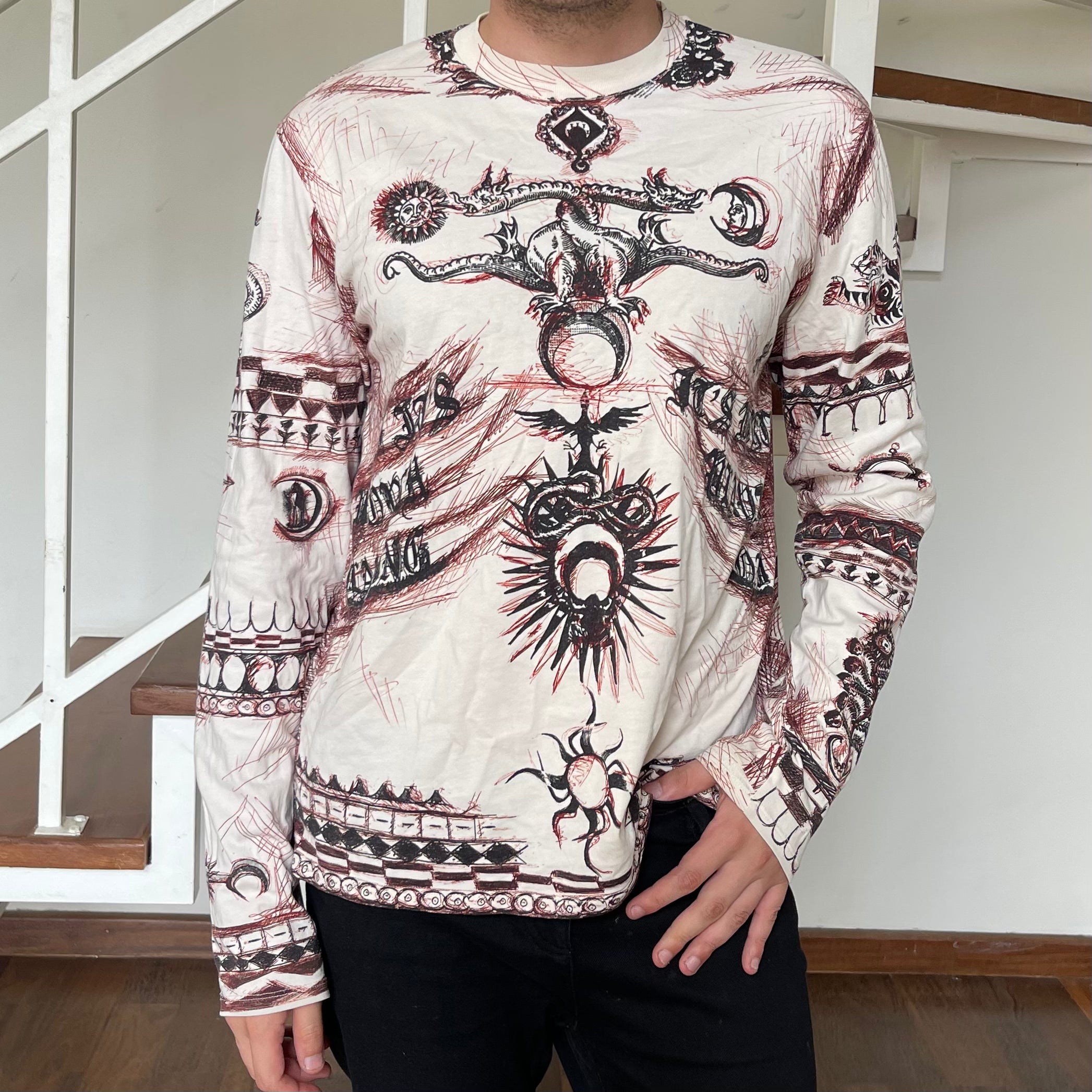 Marine Serre tattoo shirt