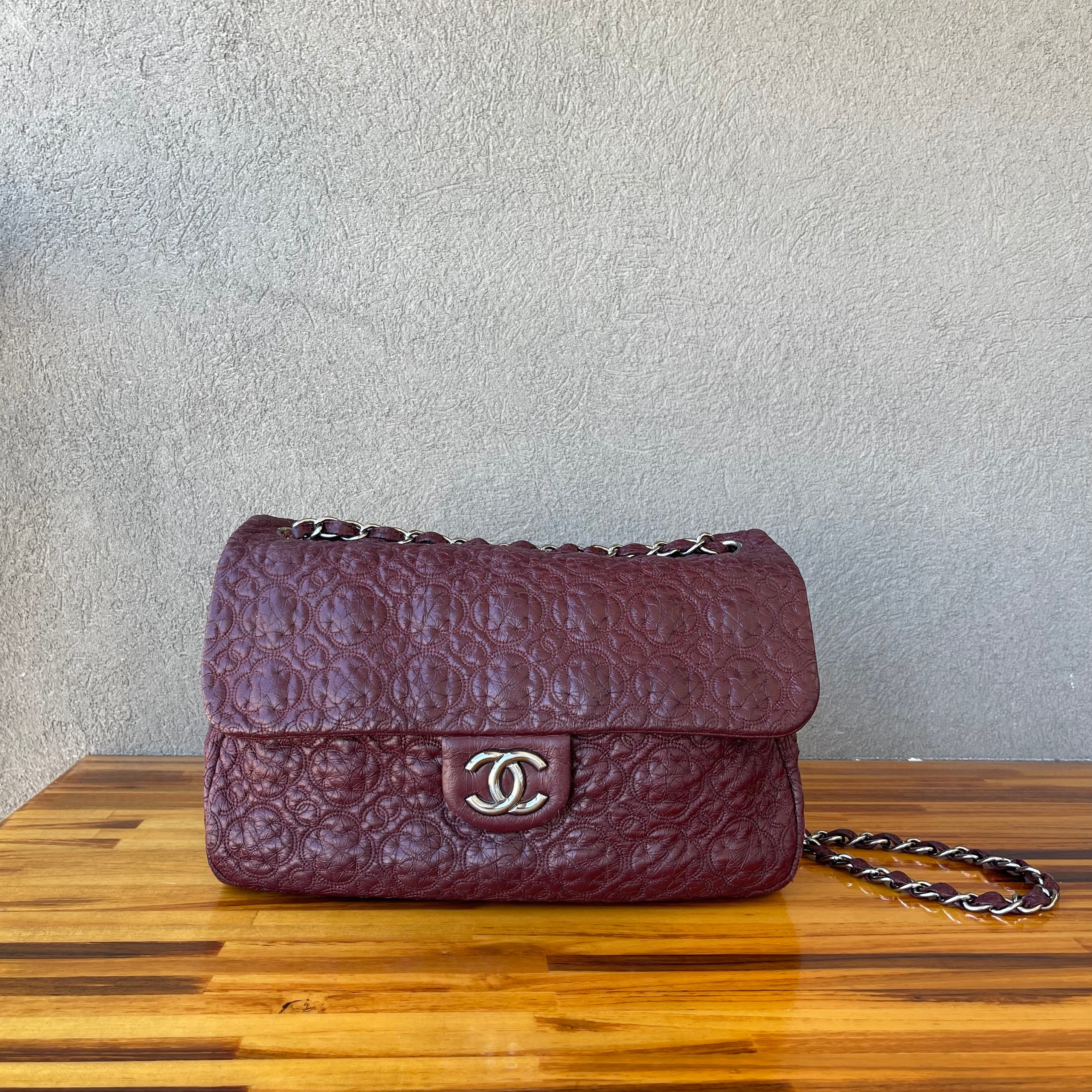 Chanel Moscow Burgundy Flap Bag