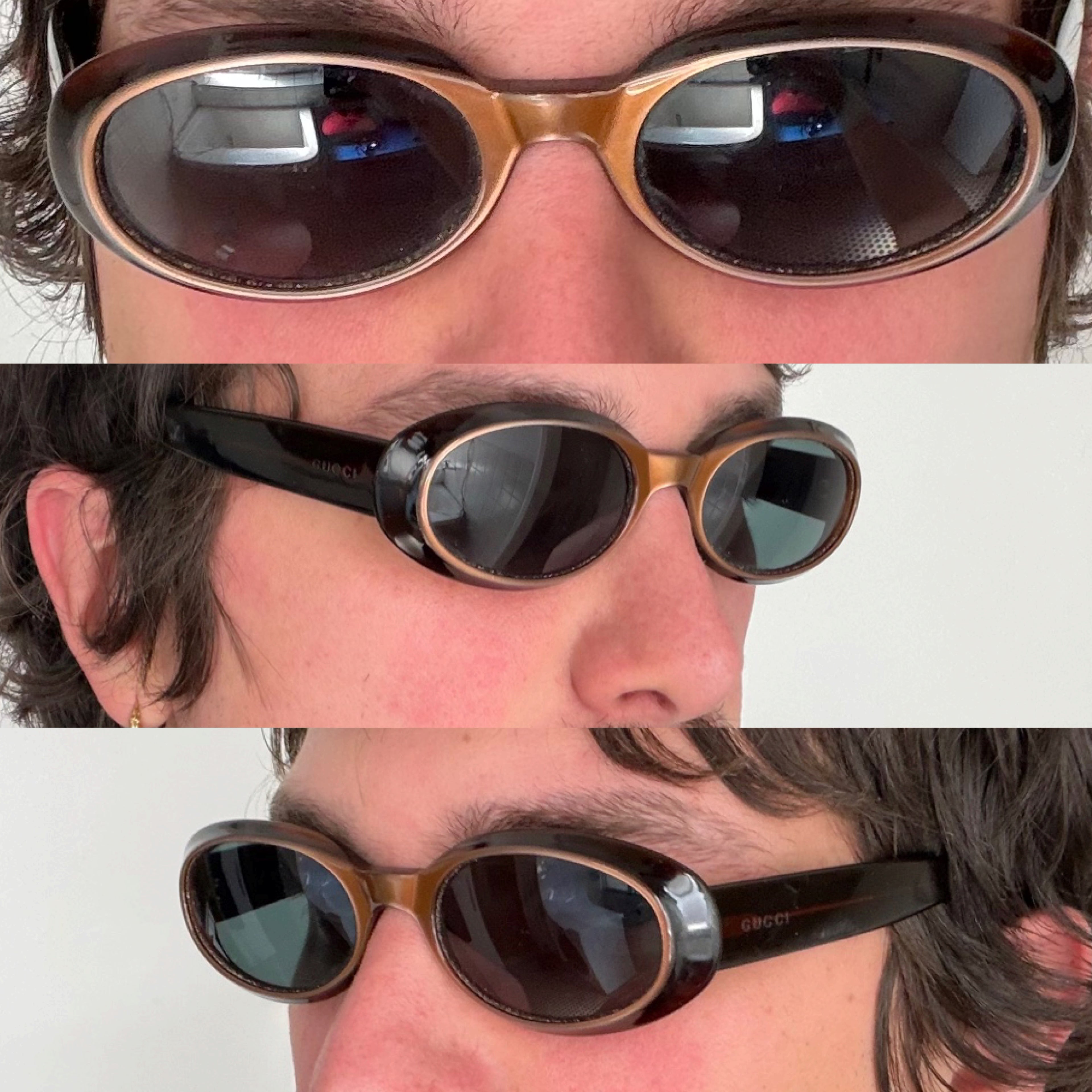 Gucci 90s Round Sunglasses