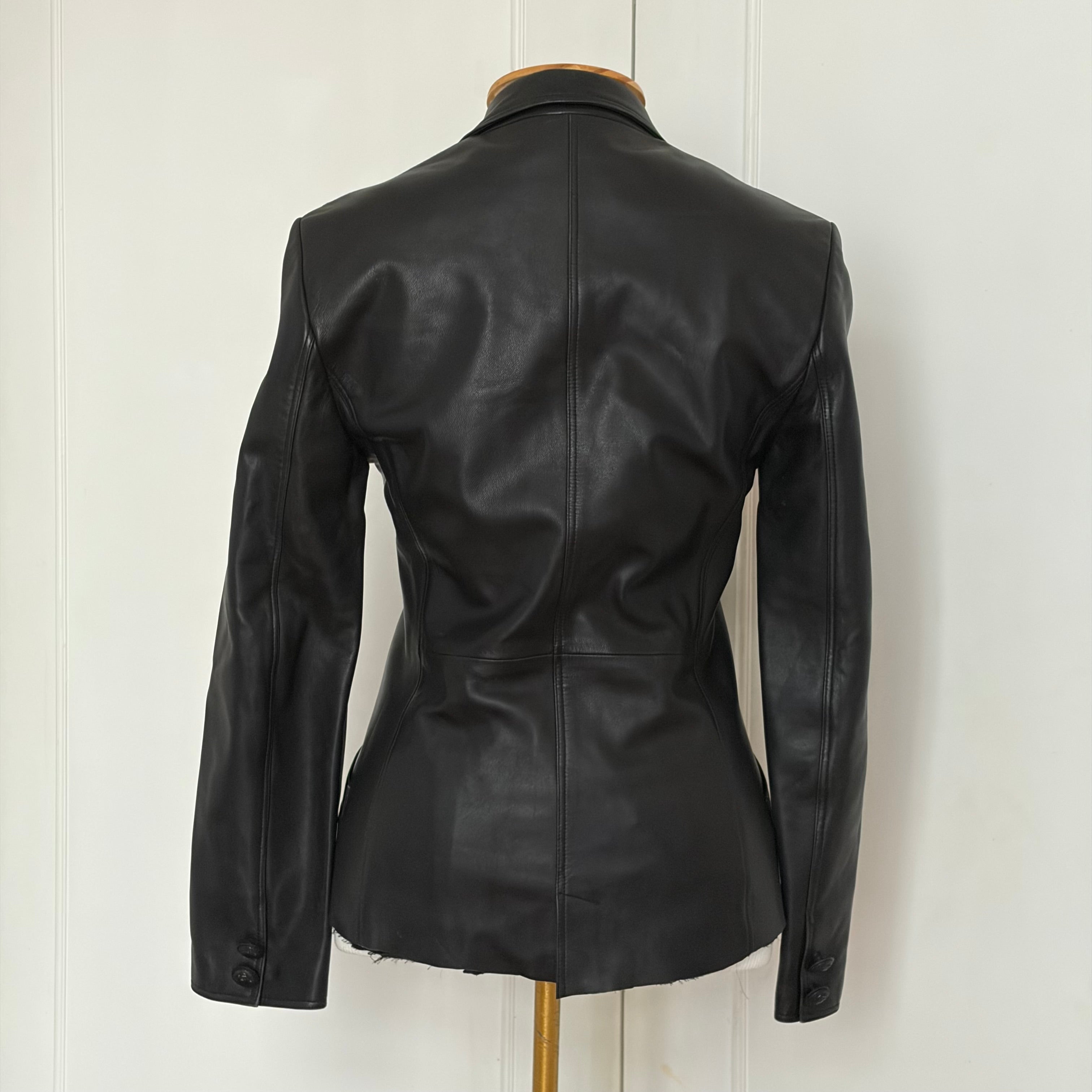 Gianni Versace 90s Lambskin Leather Coat – SEFF