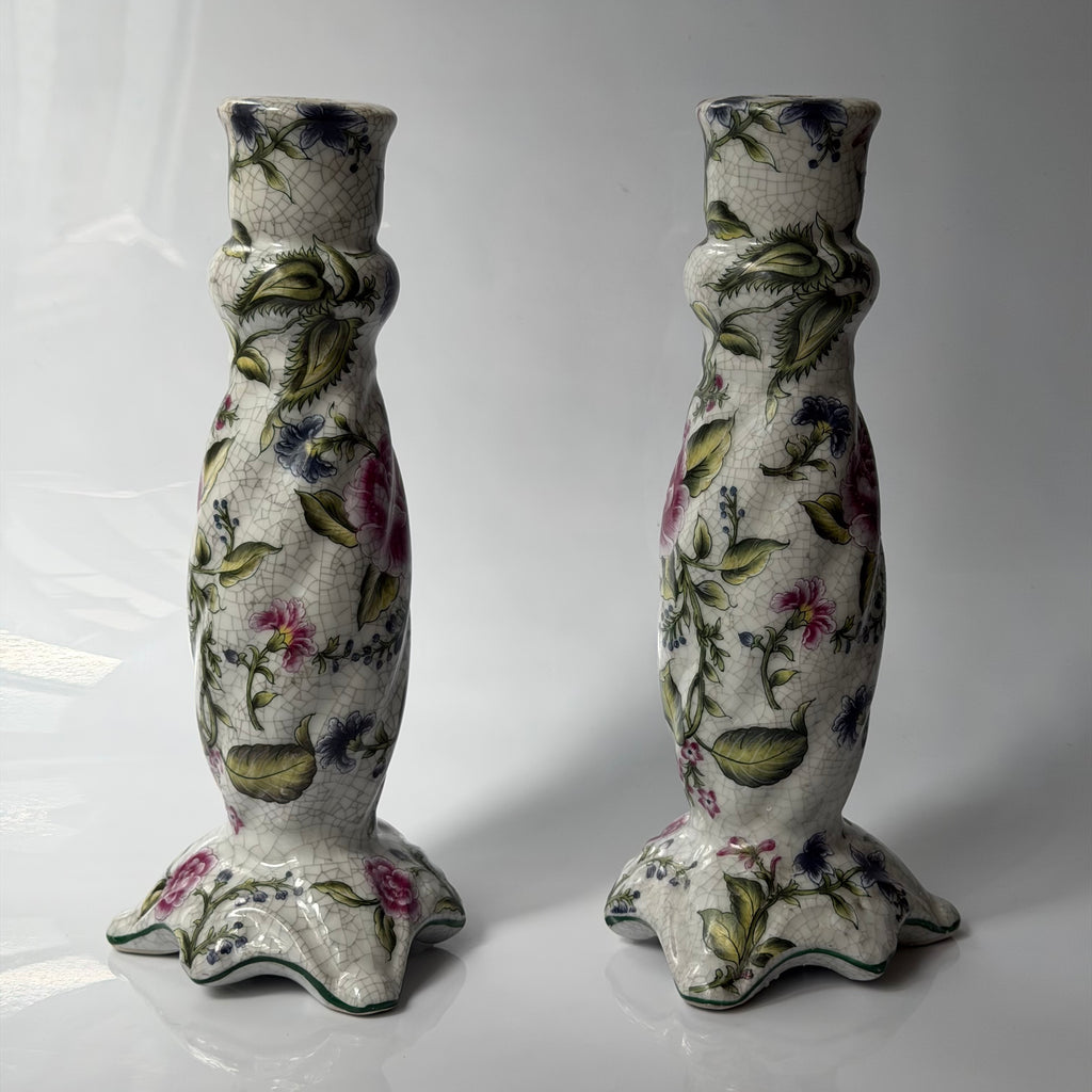 Floral Candle Sticks