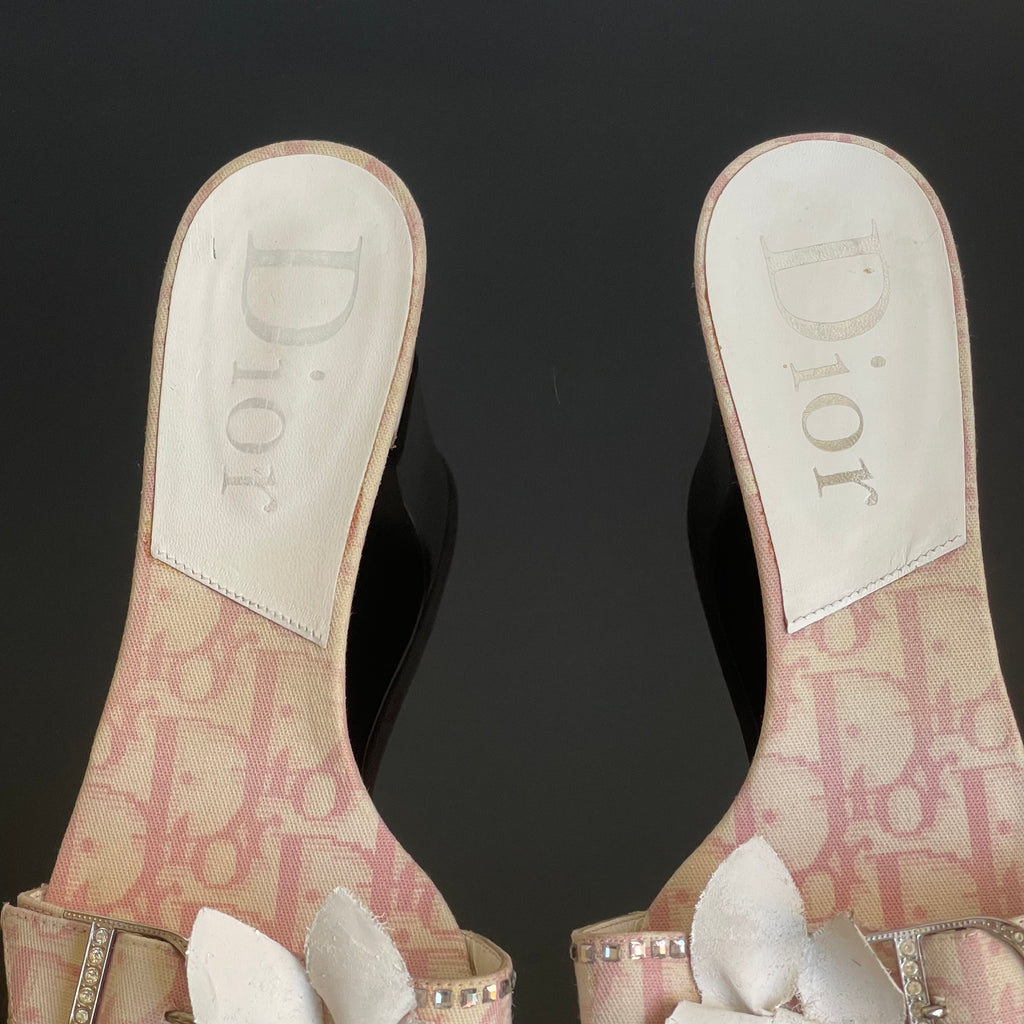 Christian Dior by John Galliano Girly Mule Heels