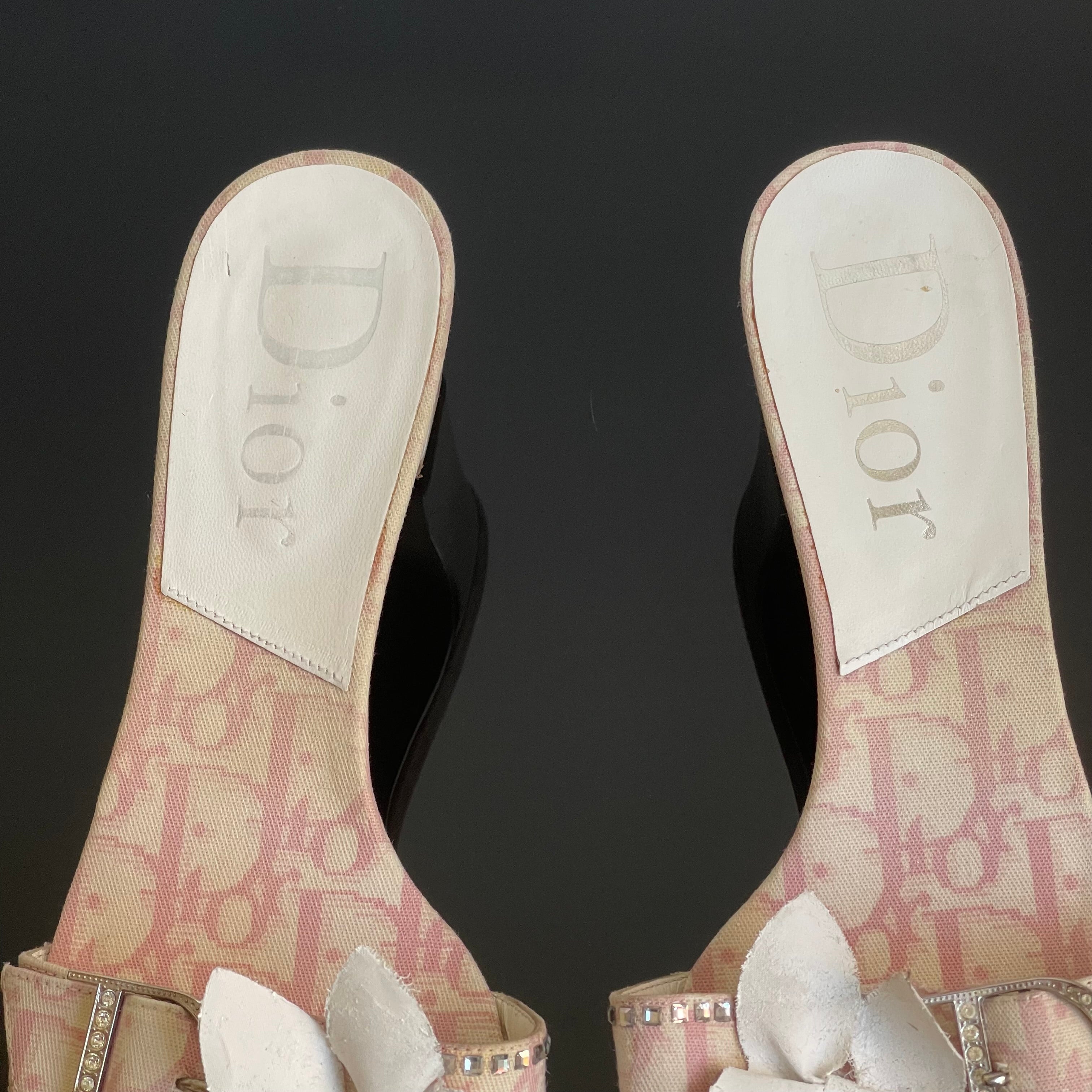 Christian Dior by John Galliano Girly Mule Heels