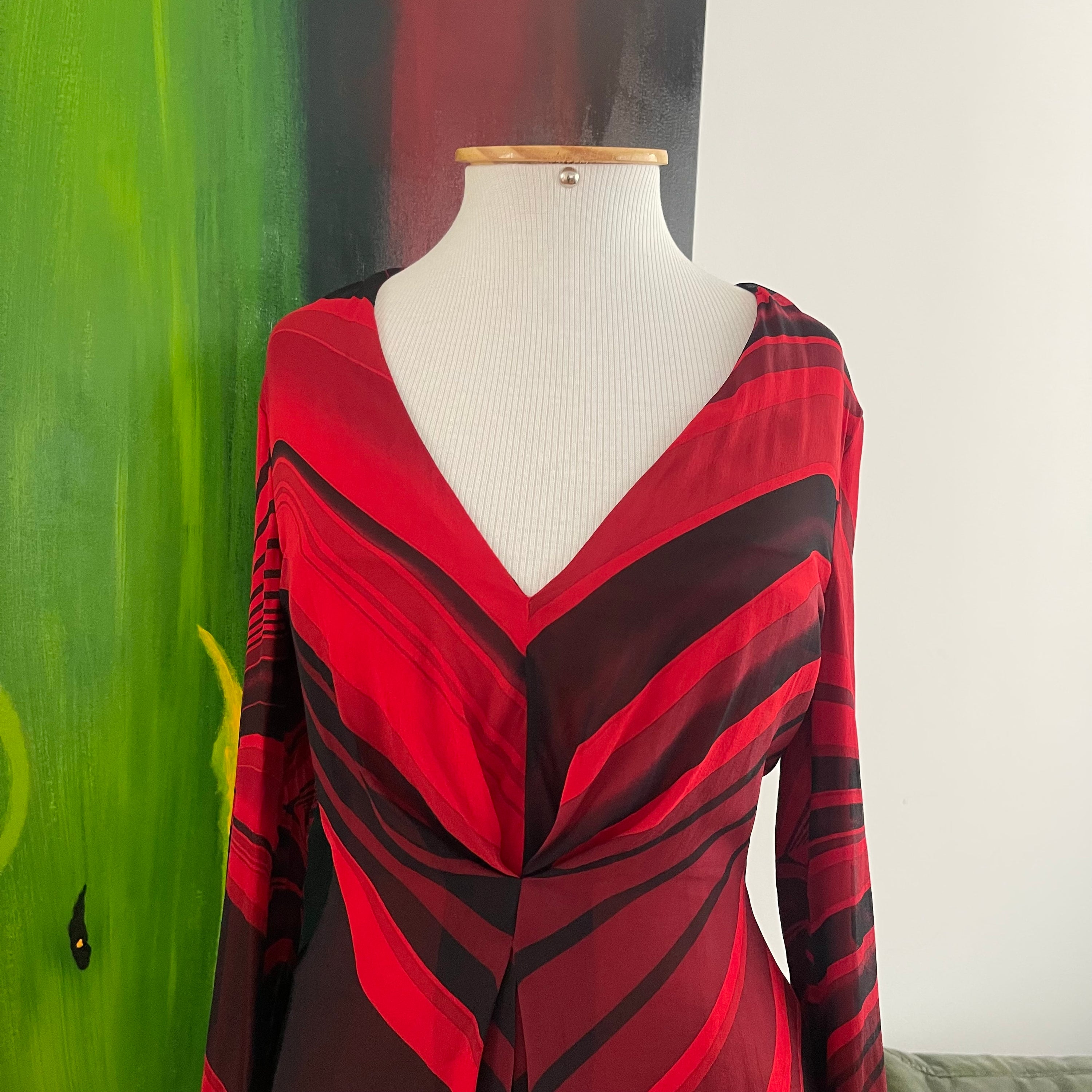 Gianni Versace Couture 2000 F/W Silk Dress