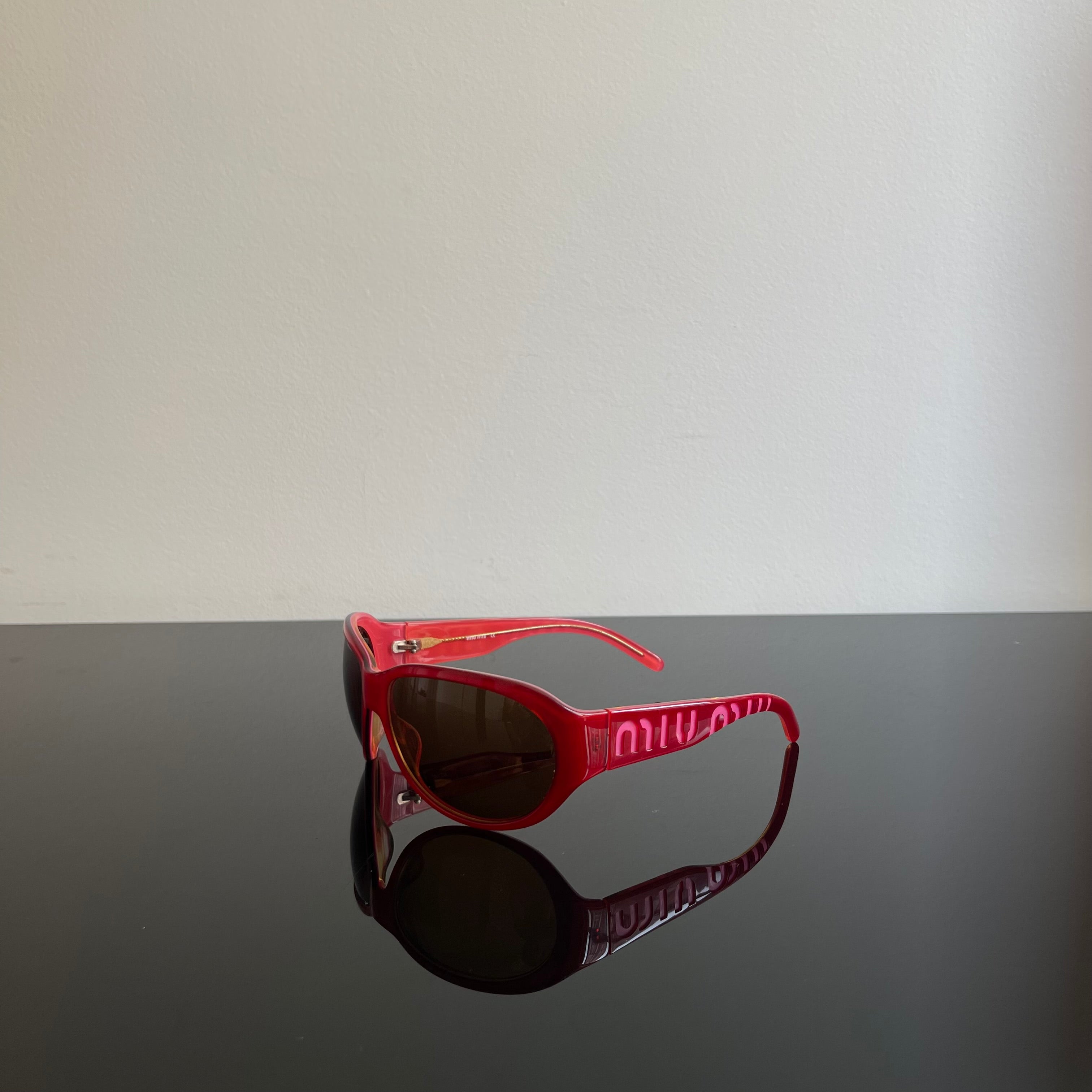 Miu Miu SMU06F Red Sunglasses