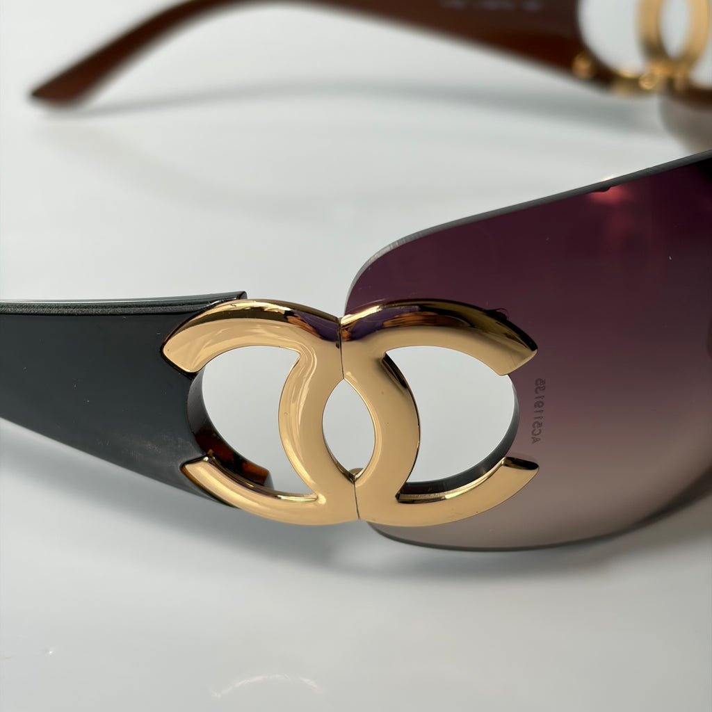 Chanel 5125 Golden Logo Sunglasses