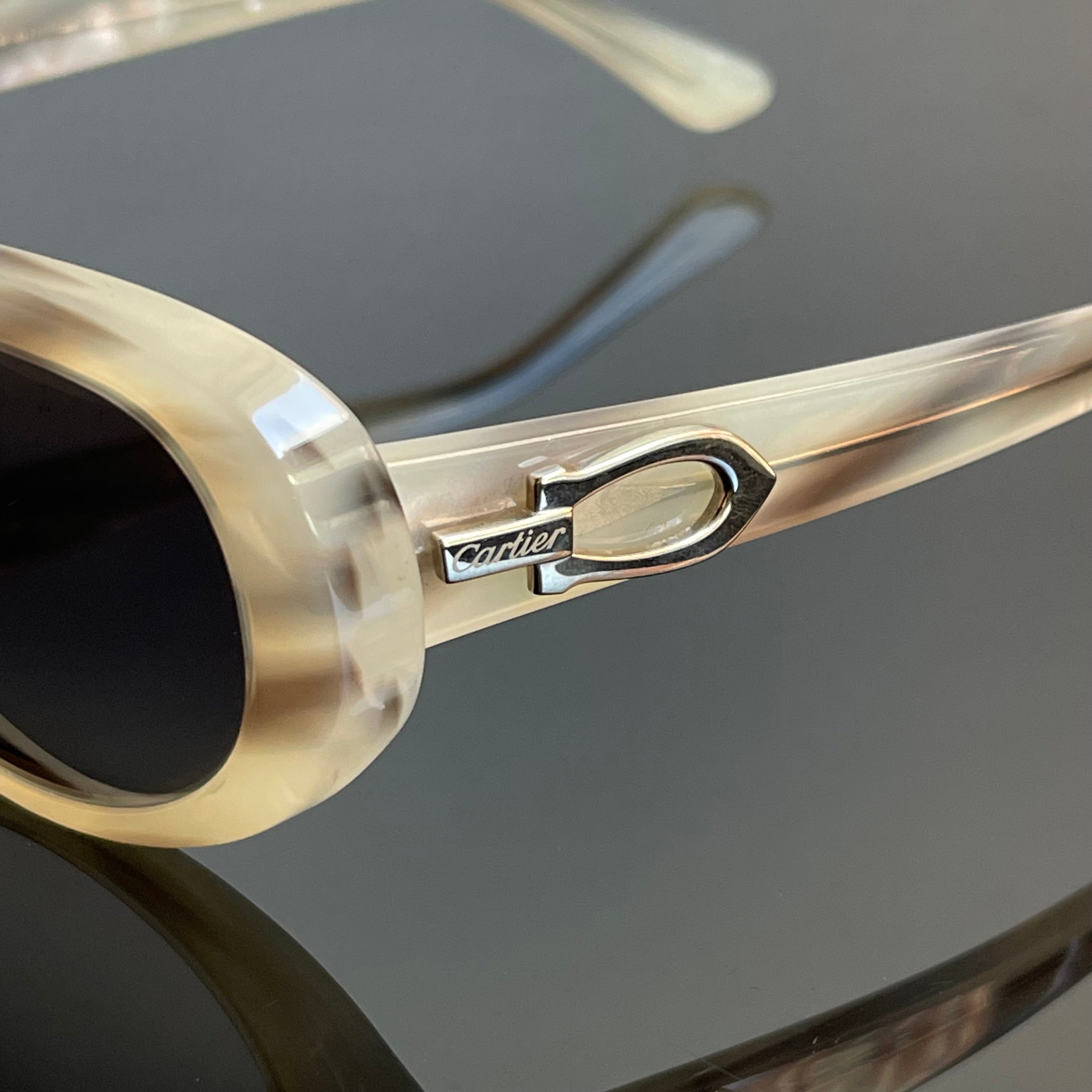 Cartier Pearly White Sunglasses
