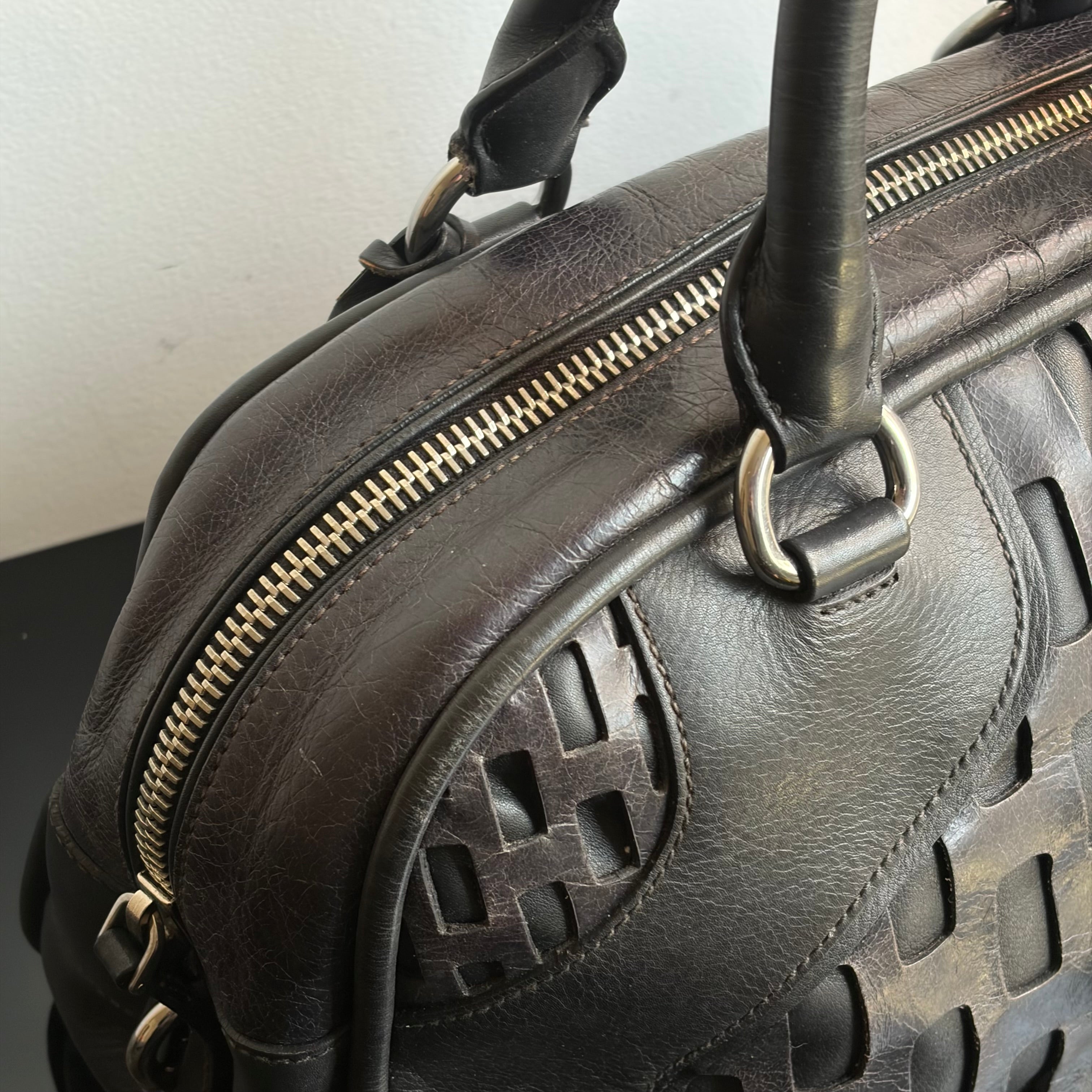Miu Miu F/W 2008 Laser Cut Bowling Bag