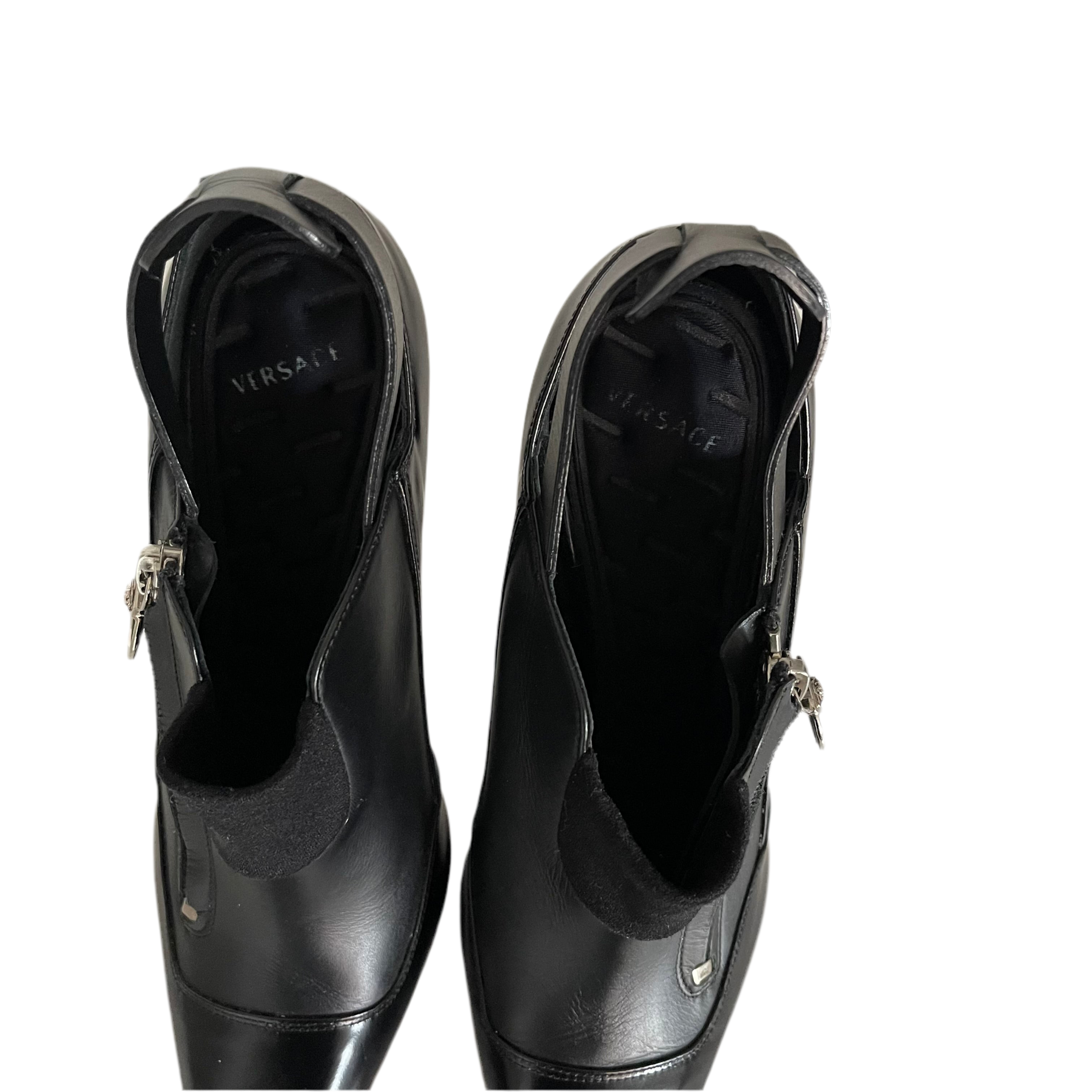 Versace Leather 2016 Runway Heels