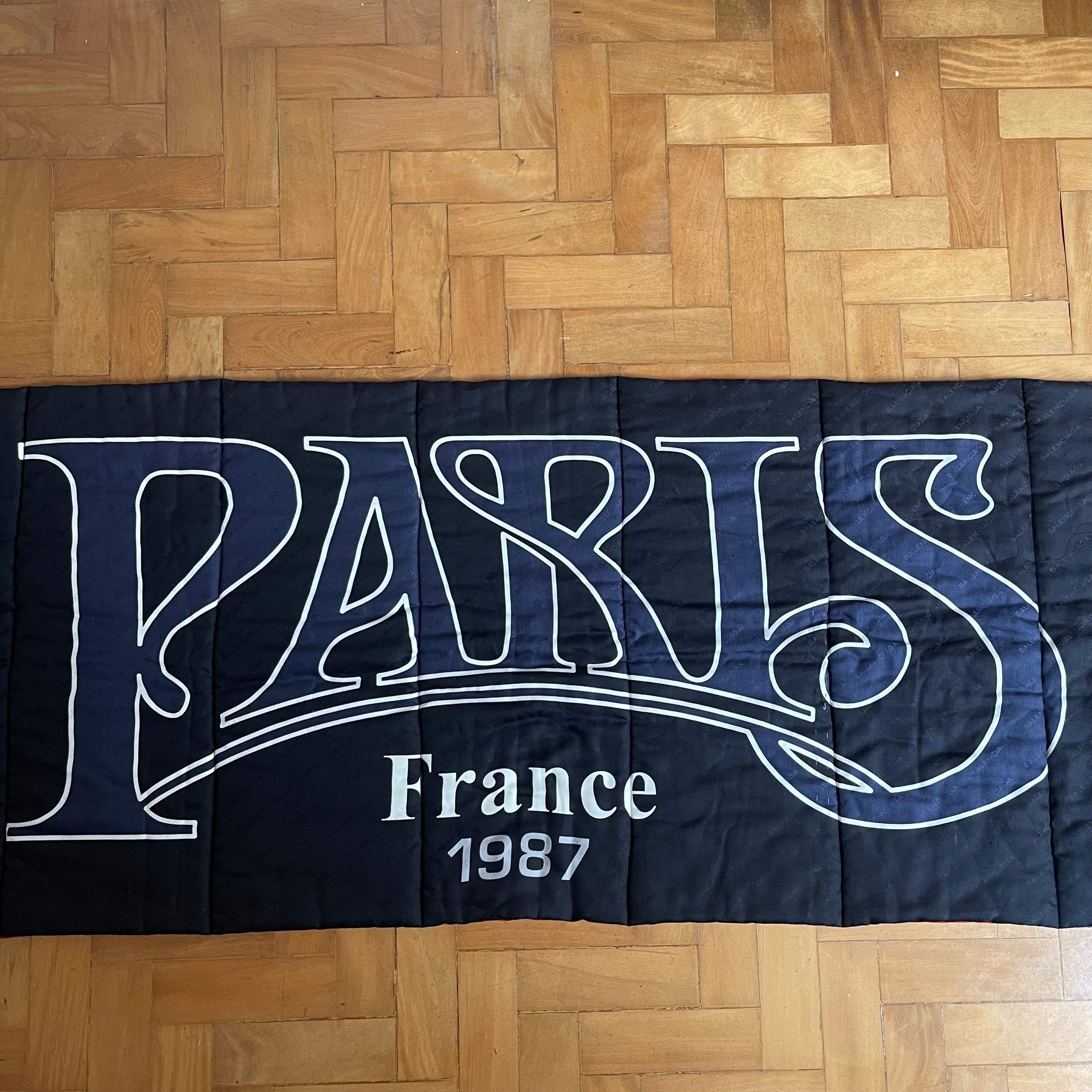 Balenciaga 2017 Blanket Runway Scarf Paris