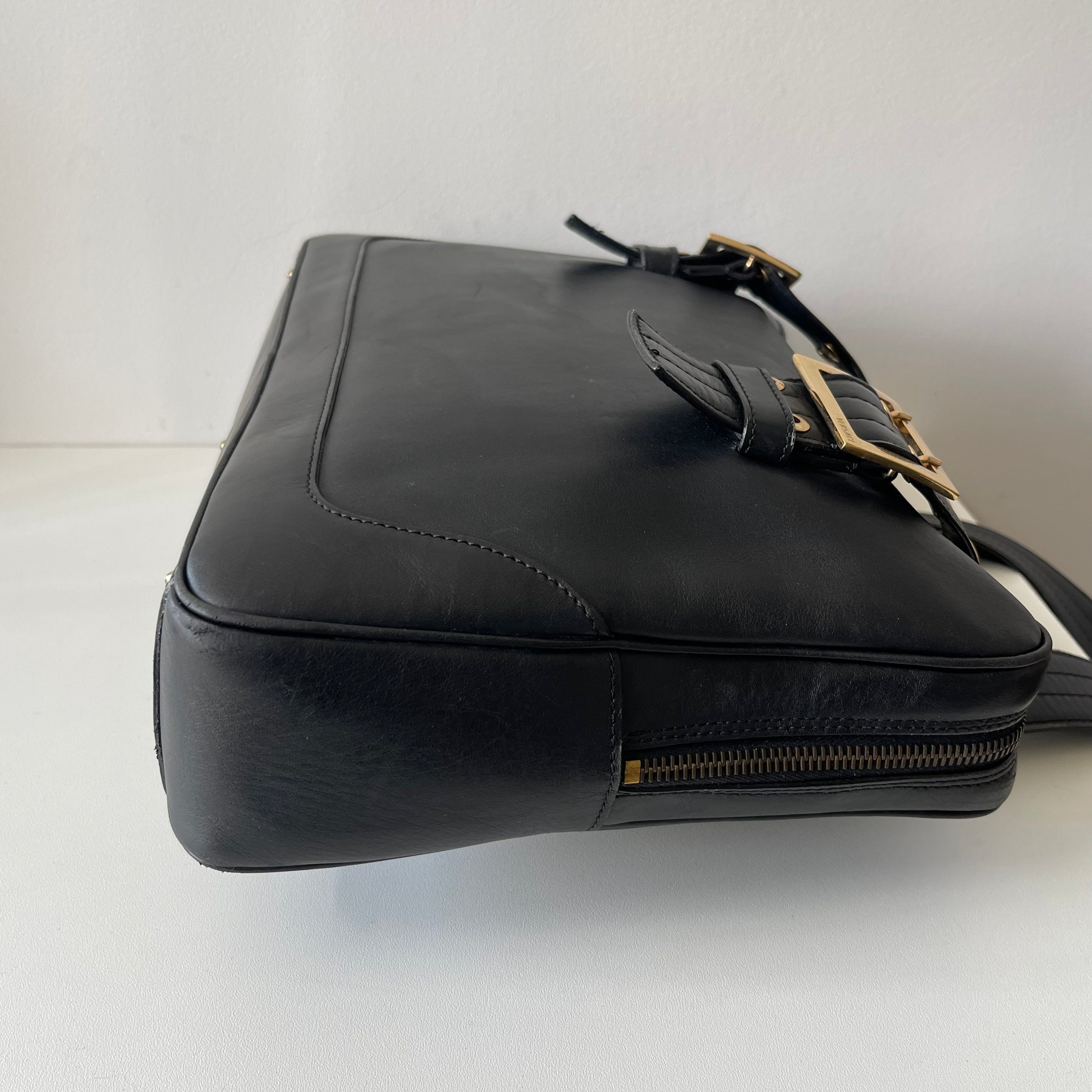 Gianni versace Leather Shoulder Bag