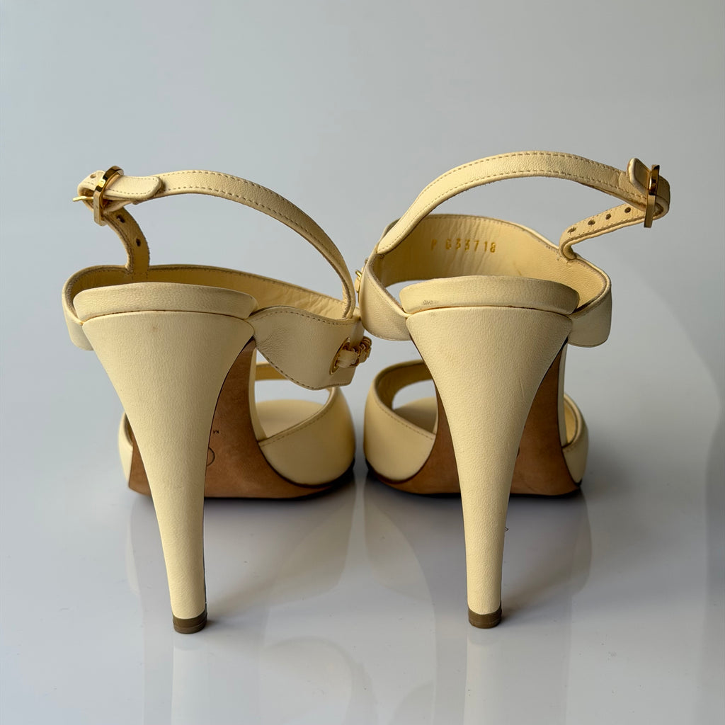 Chanel Charms Logo Sandals