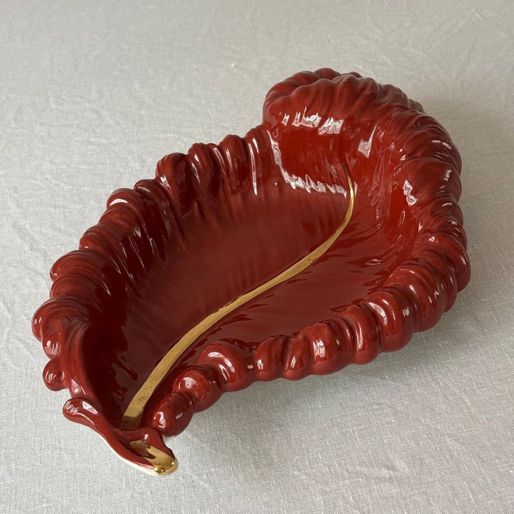 Porcelaine de Paris Leaf Bowl