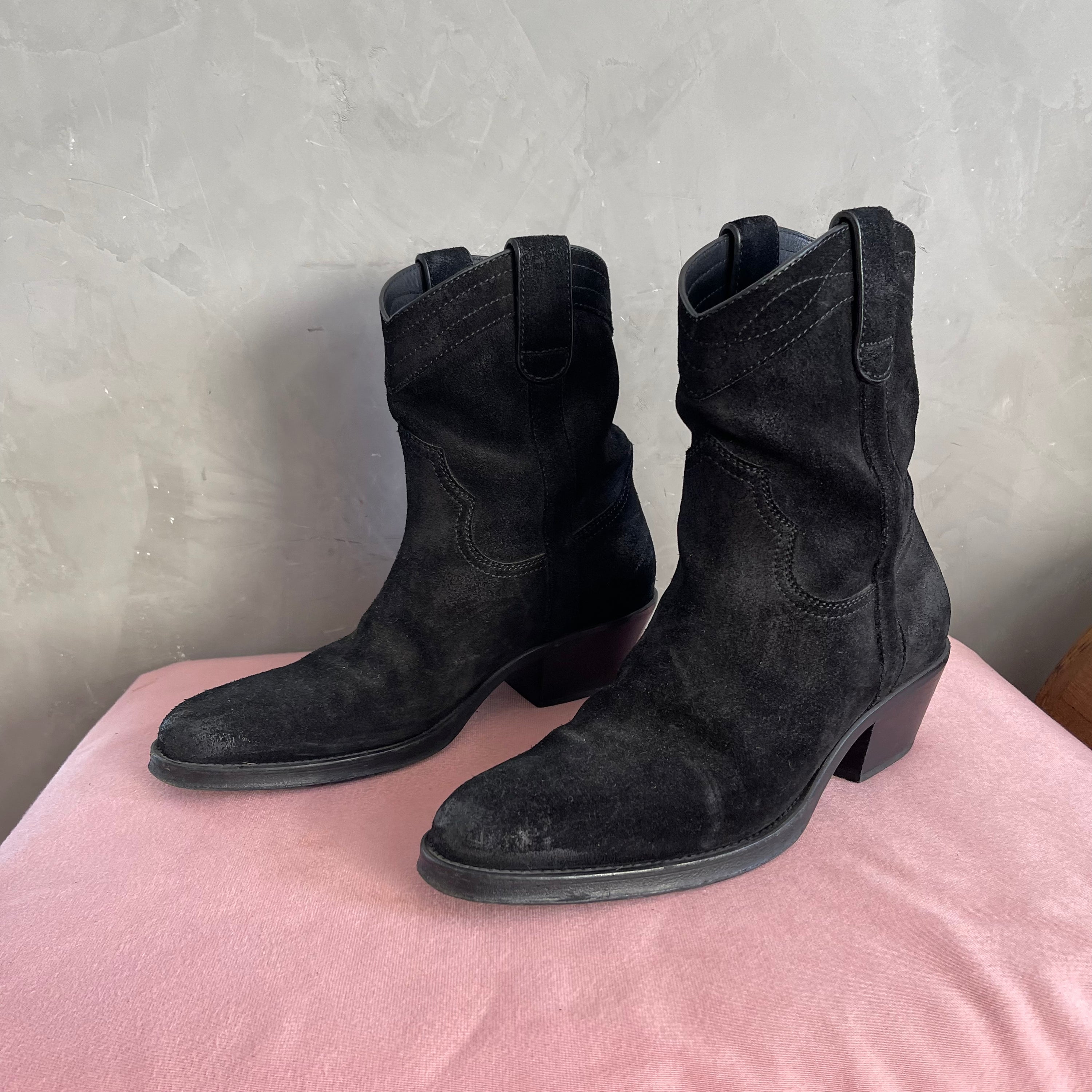 YSL Western Boots