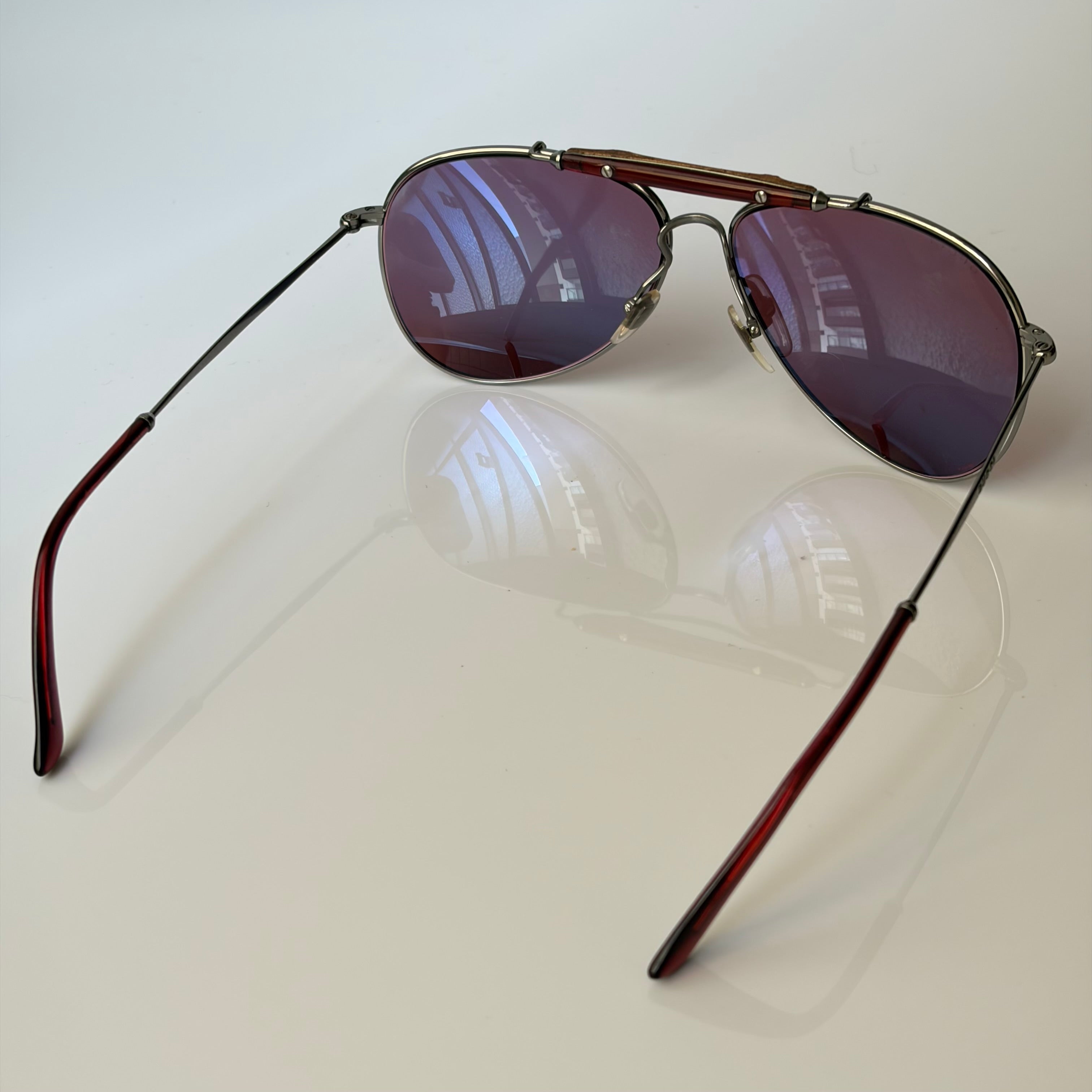 Gucci Bamboo Aviator Red Sunglasses by Tom Ford