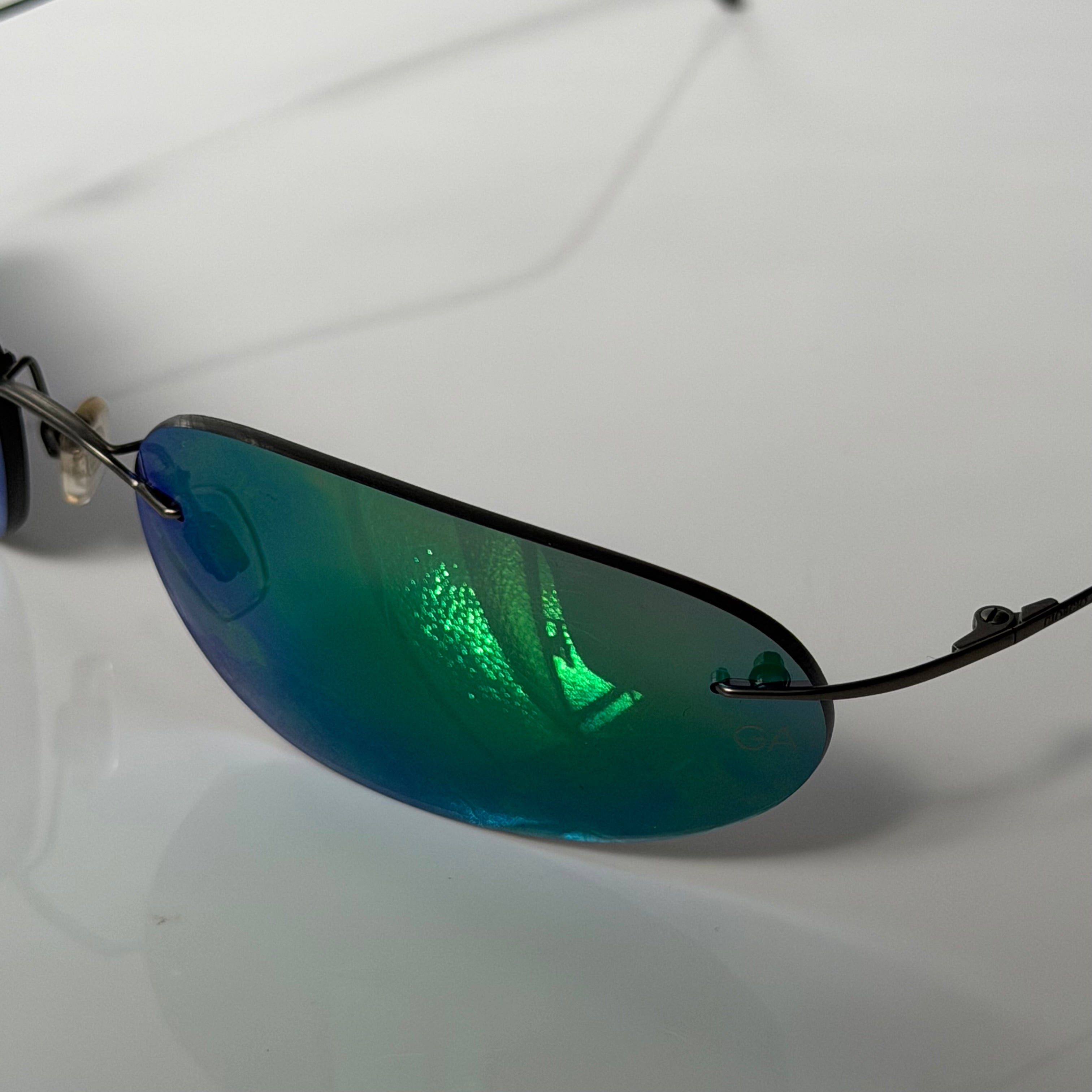 Giorgio Armani Blue Mirrored Sunglasses