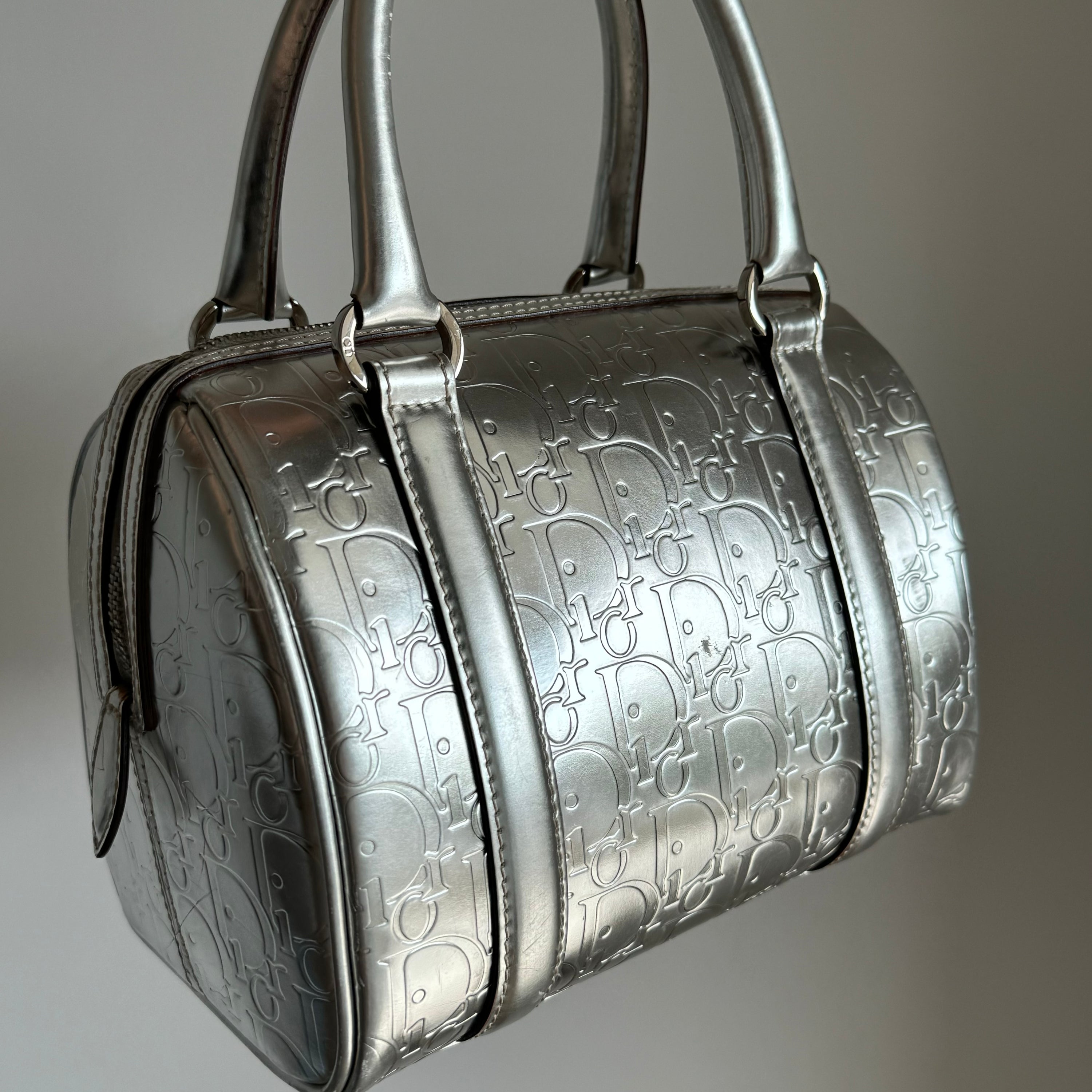 Dior 2008 Metallic Boston Bag