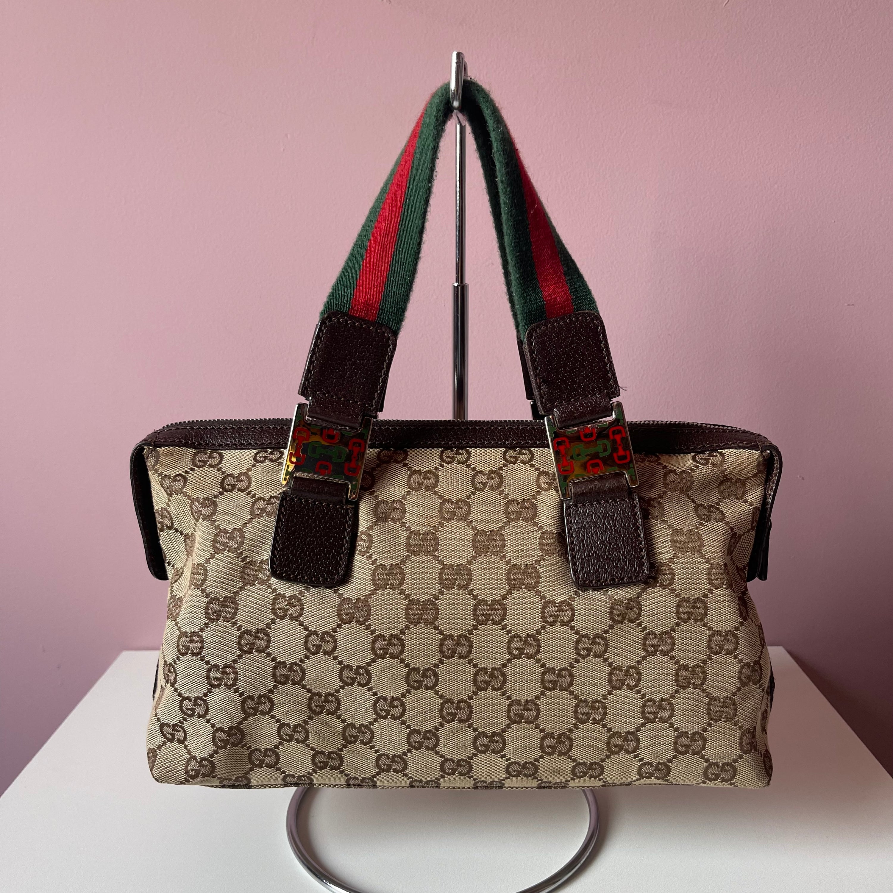 Gucci Sherry Canvas Tote Bag