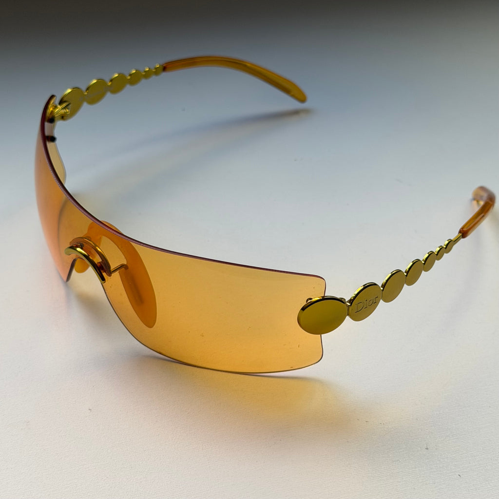 Christian Dior by John Galliano Millenium Yellow Sunglasses