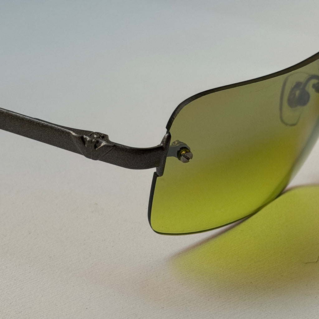 Armani Vintage Neon Green Sunglasses