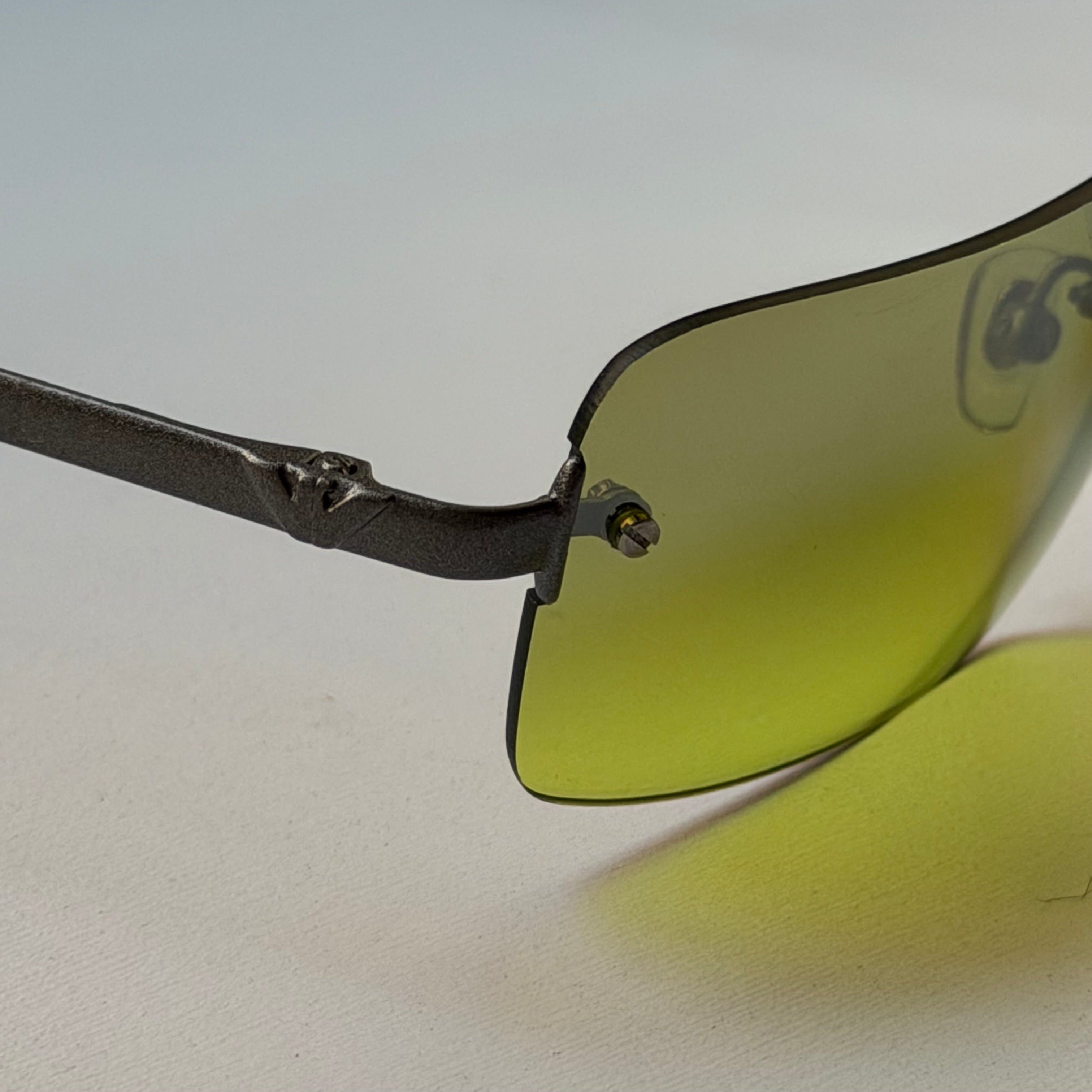Armani Vintage Neon Green Sunglasses