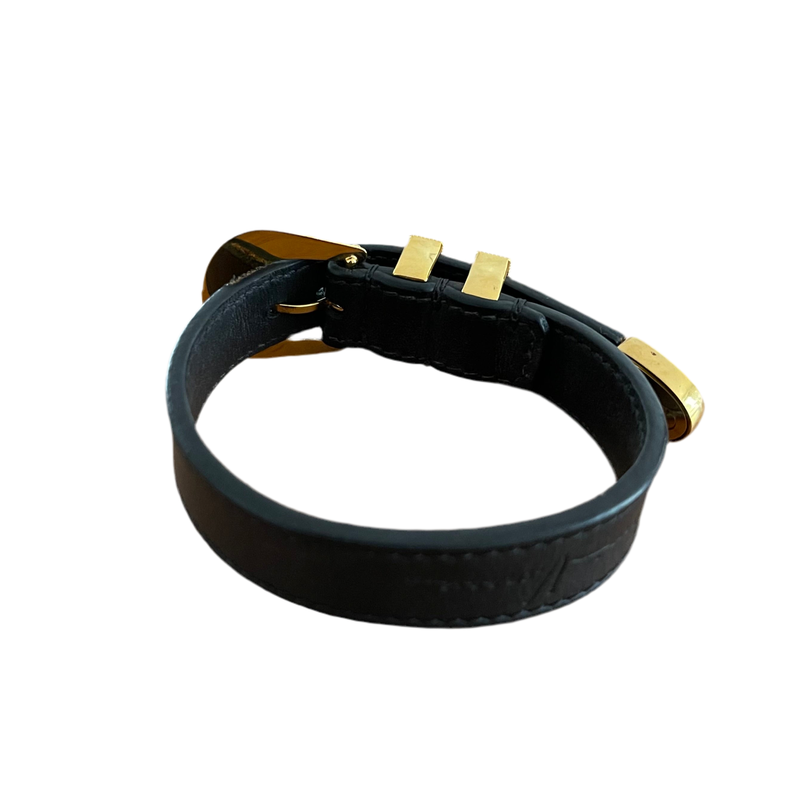 Versace Leather Bracelet