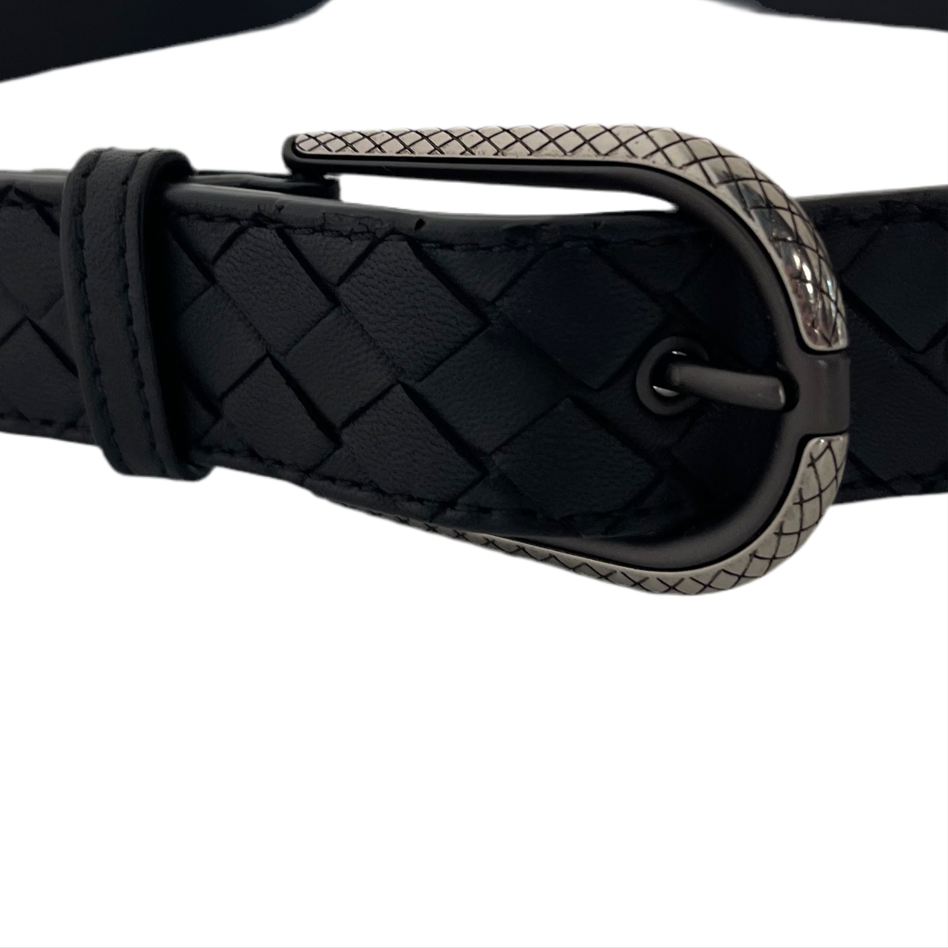 Bottega Veneta Intrecciato Leather Belt