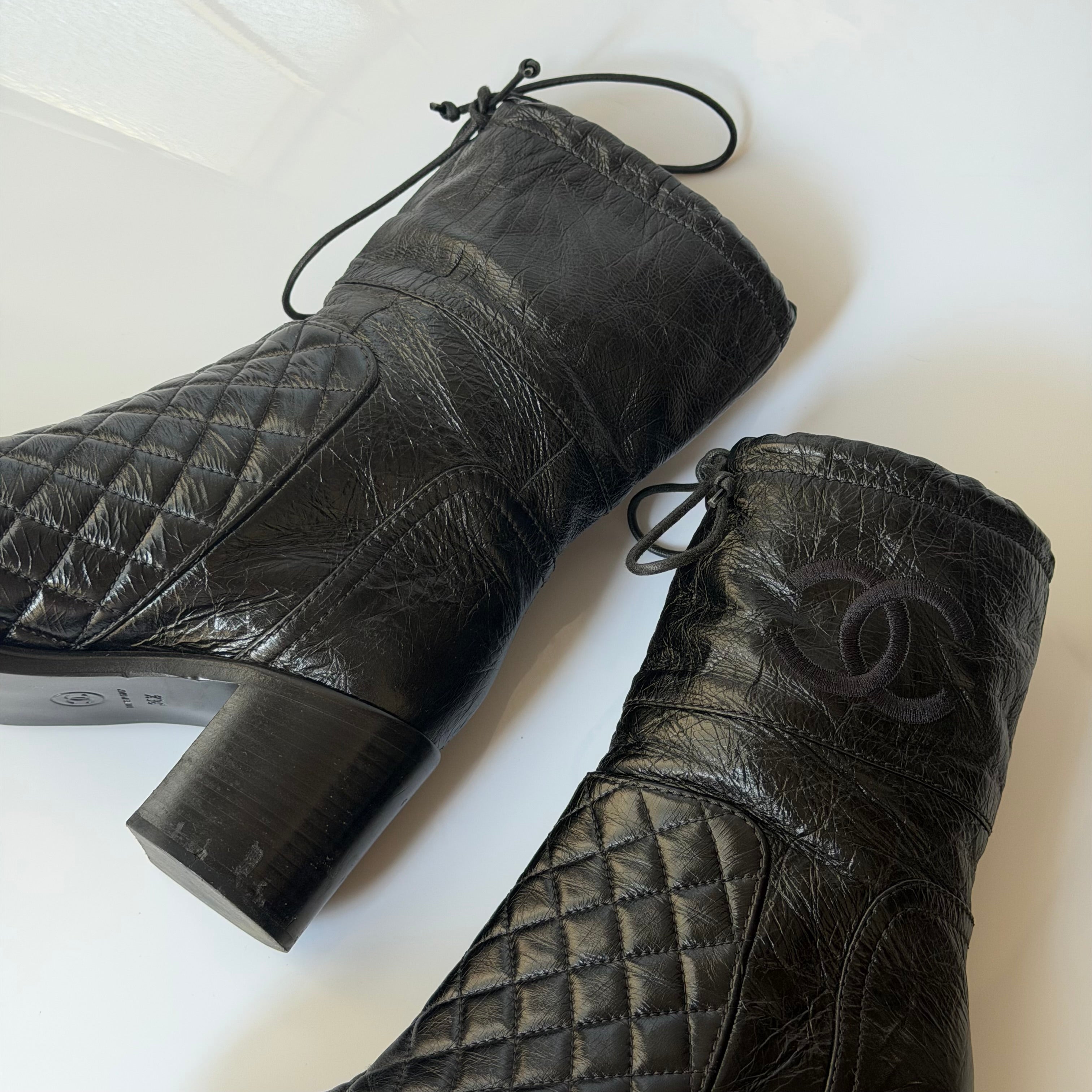 Chanel Biker Boots