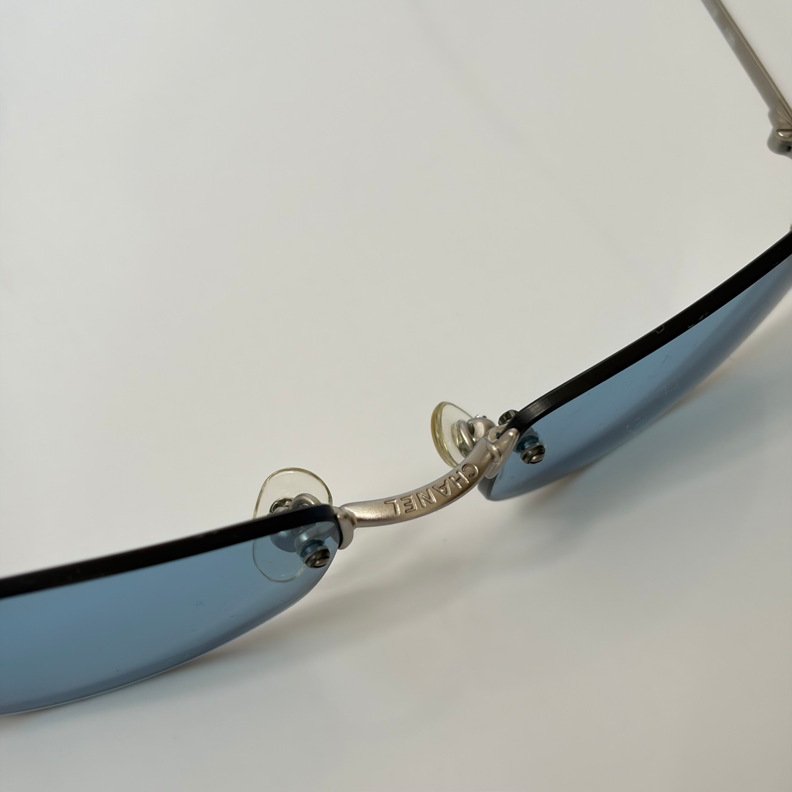 Chanel 4002 Blue Transparent Sunglasses