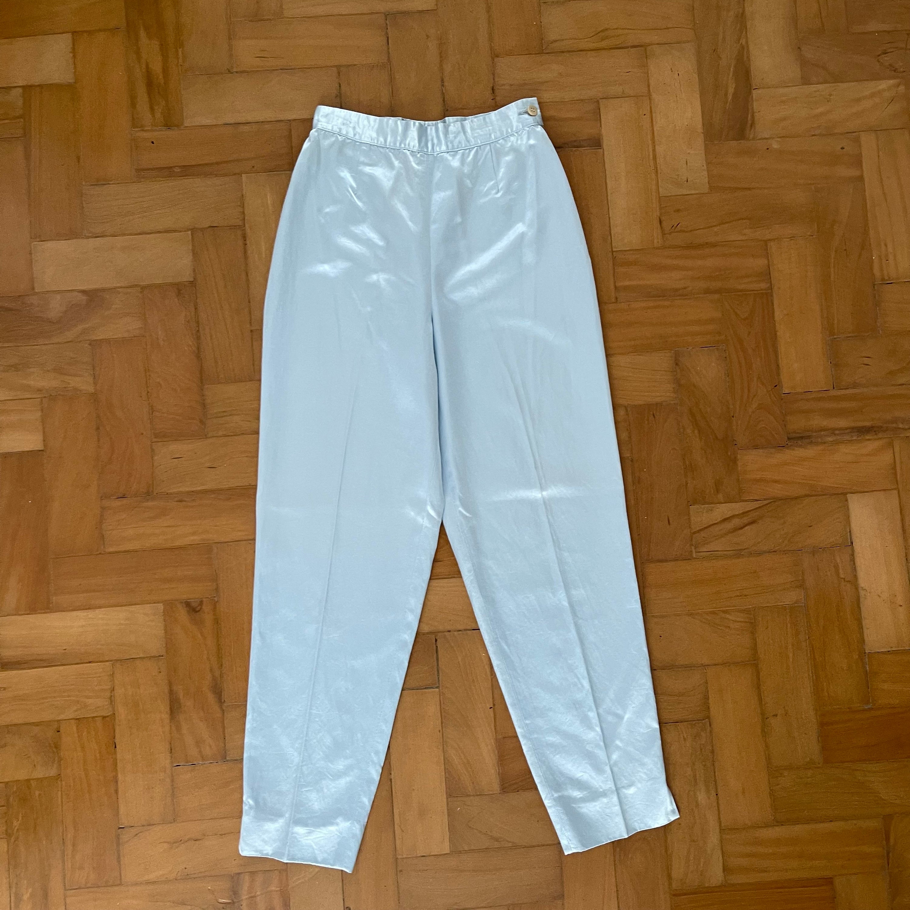 Versus by Gianni Versace Satin Blazer + Pants