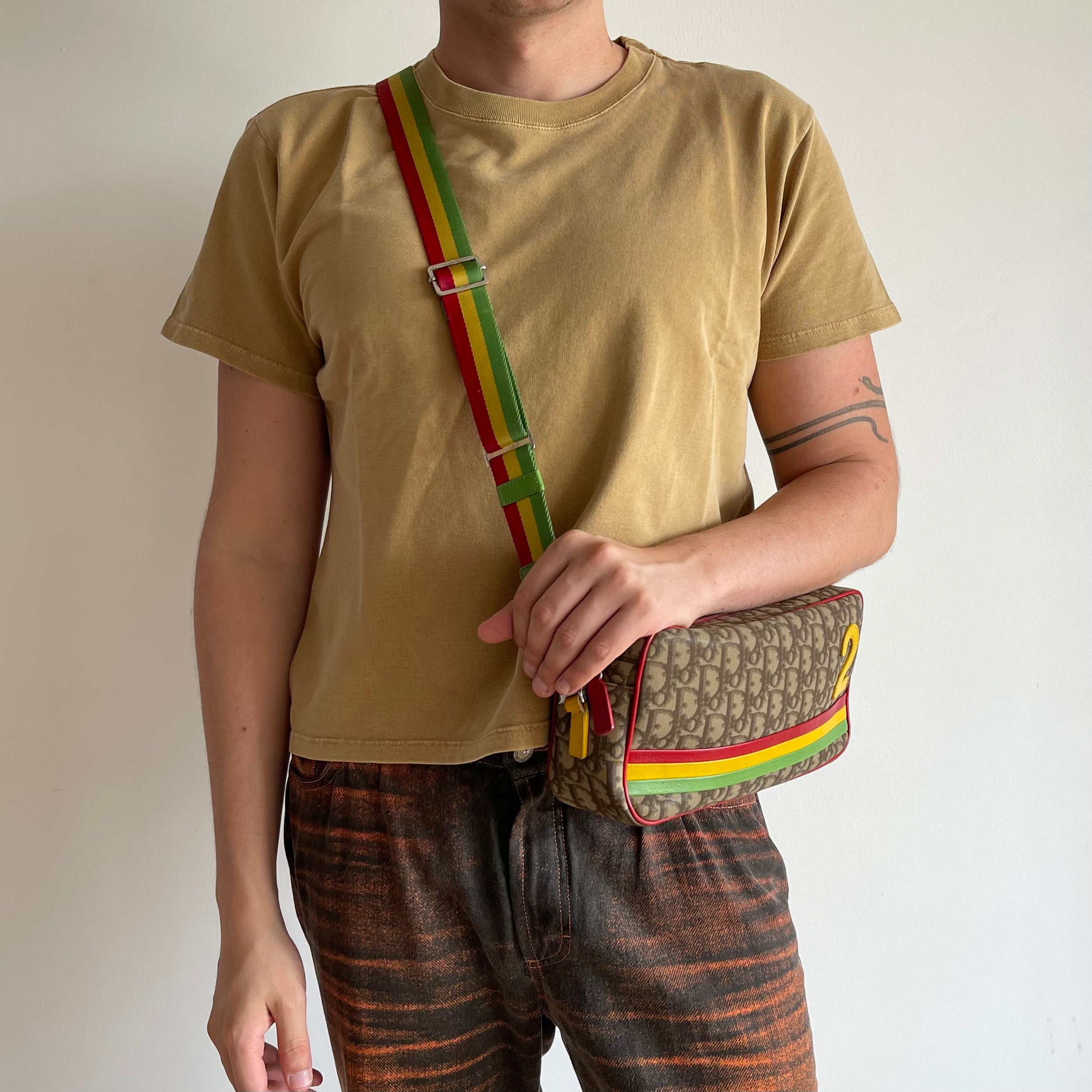 Christian Dior 2004 Rasta Crossbody