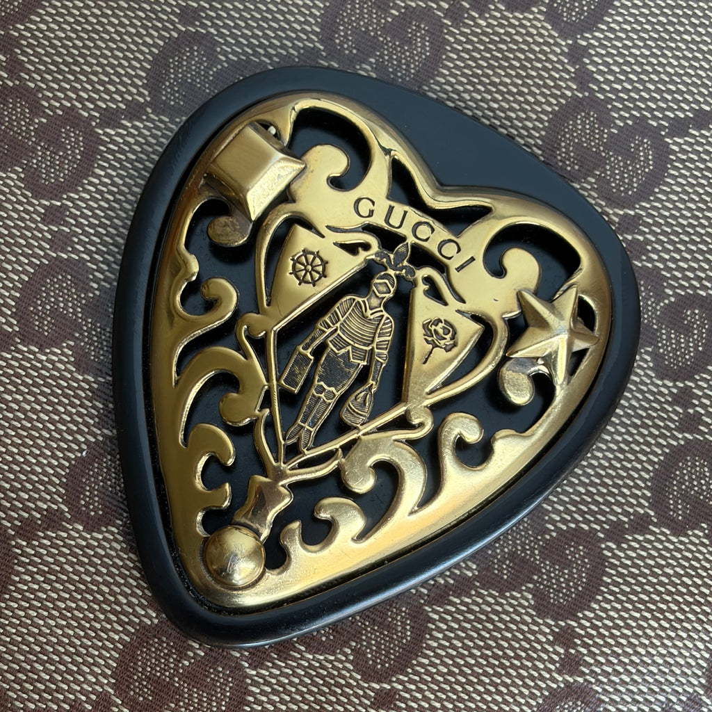 Gucci Babouska Crystal Canvas Bag