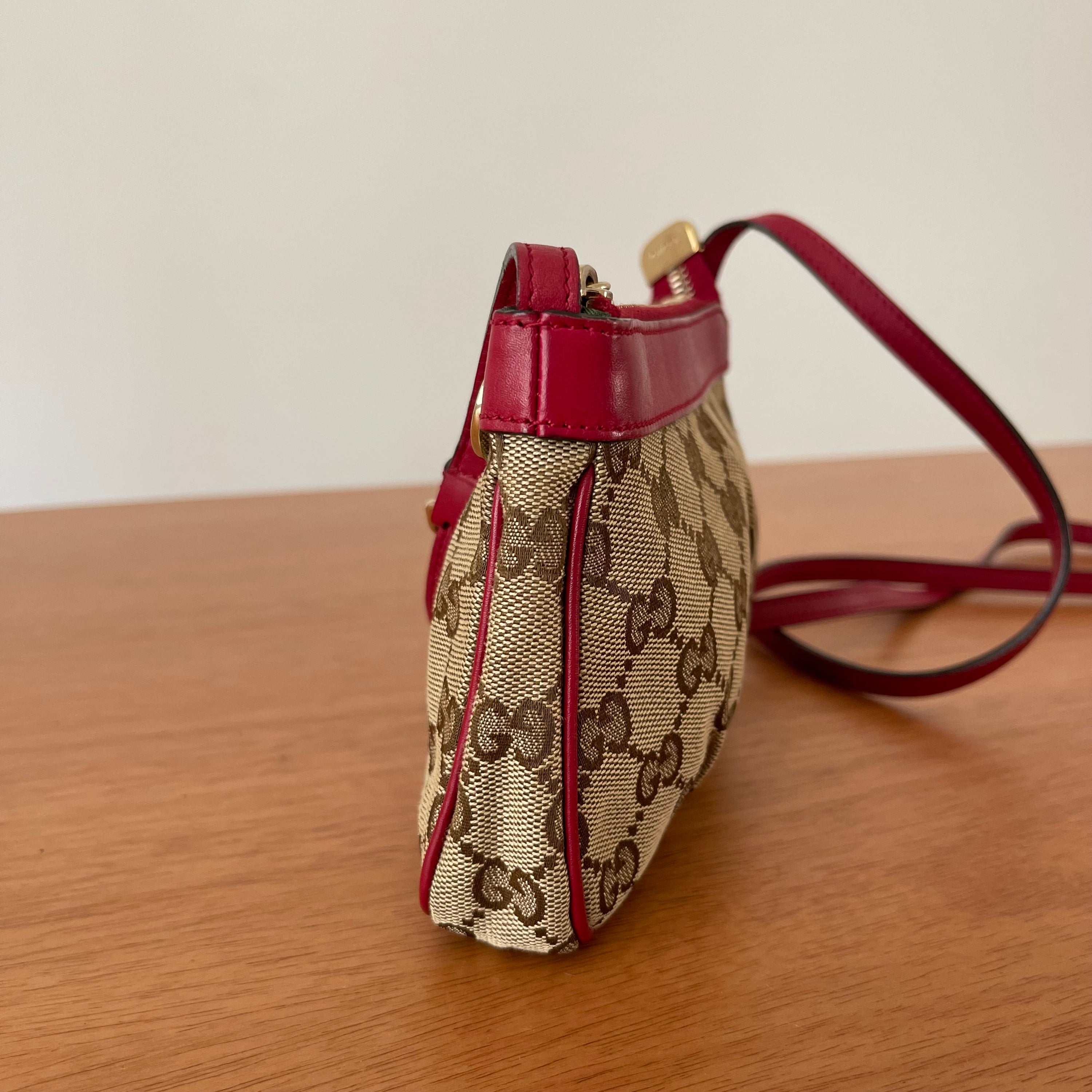 Gucci GG Monogram Supreme Crossbody Bag